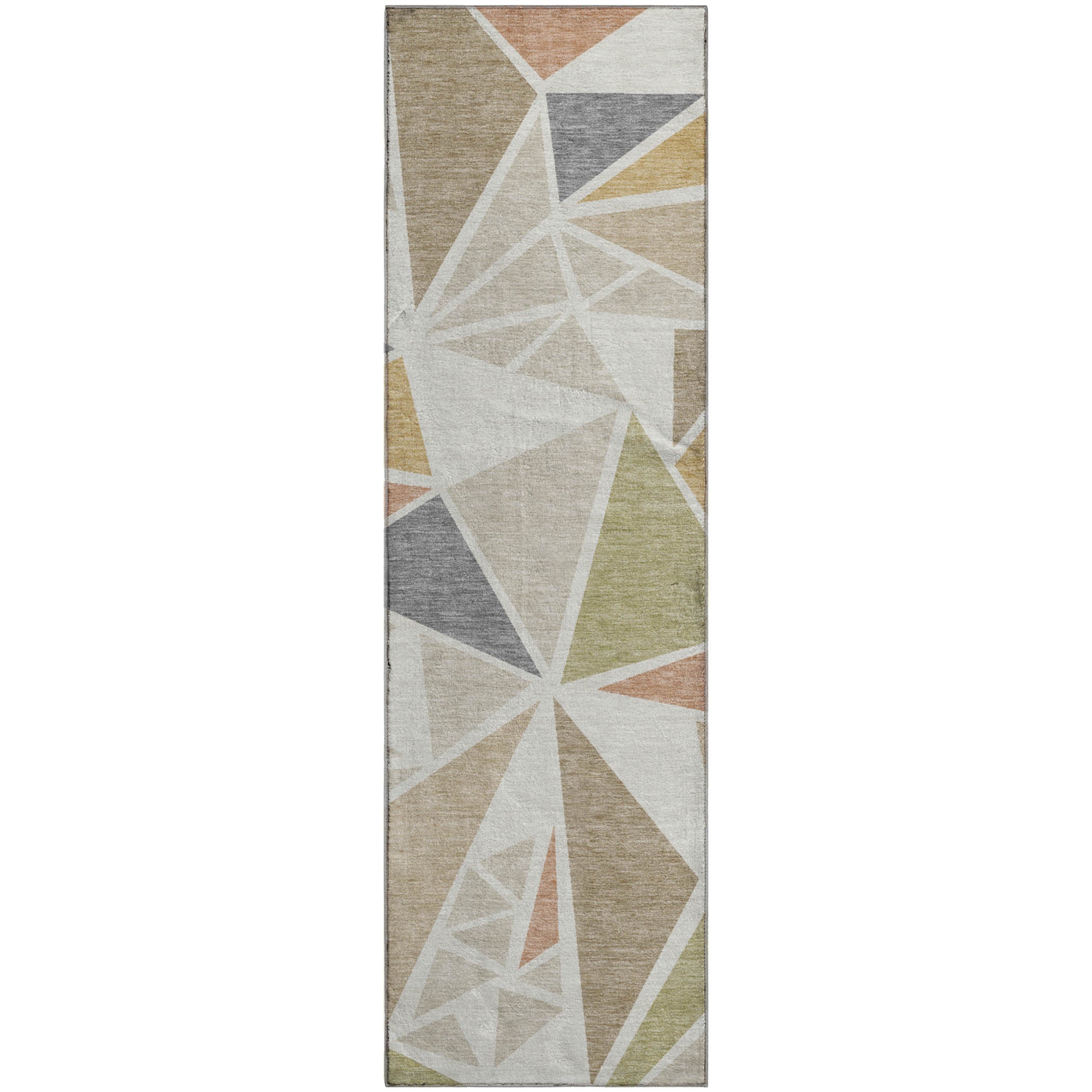 Valletta Machine Washable Transitional Ivory Rug 2'3" x 7'6" #shape_Runner