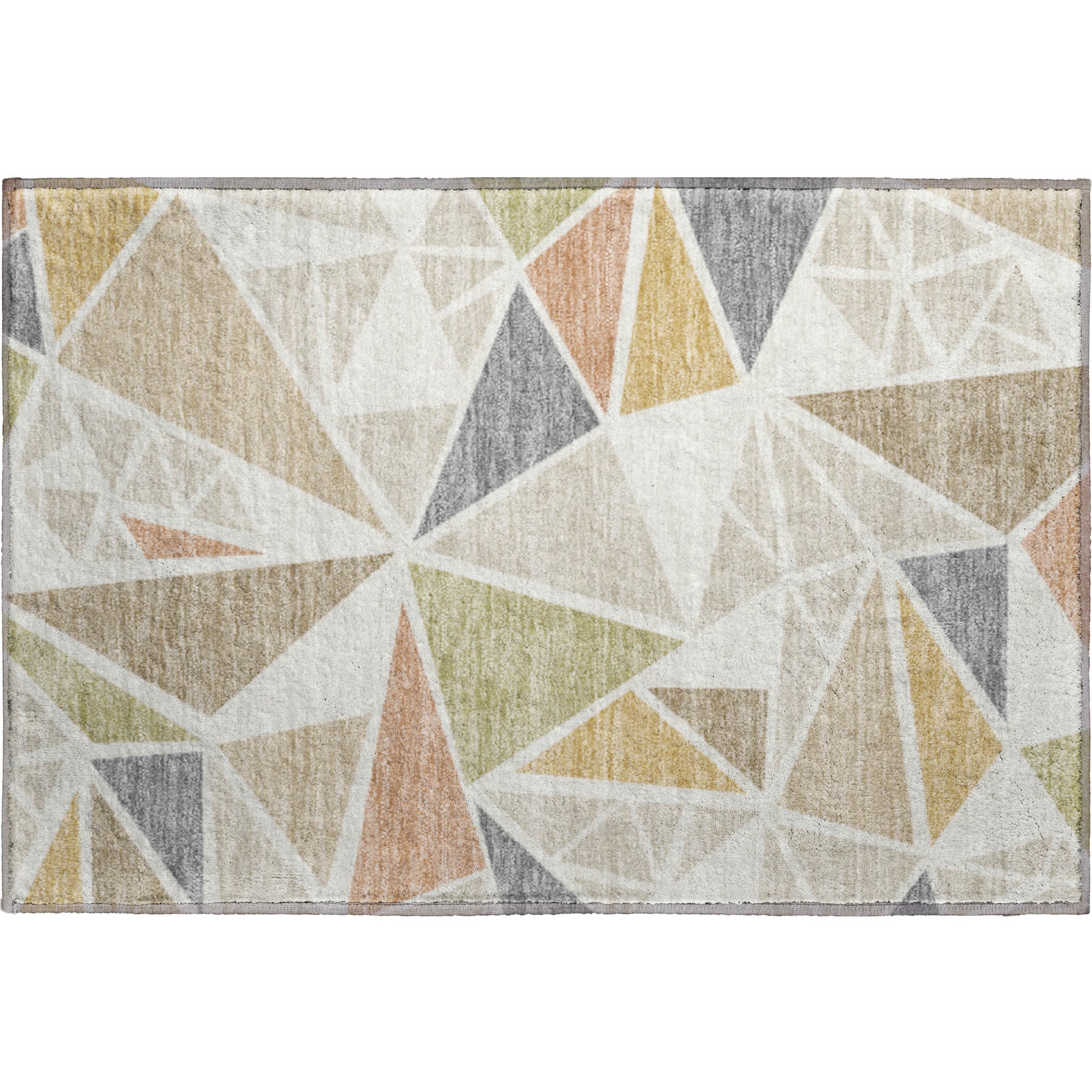 Valletta Machine Washable Transitional Ivory Rug 1'8" x 2'6" #shape_Rectangle