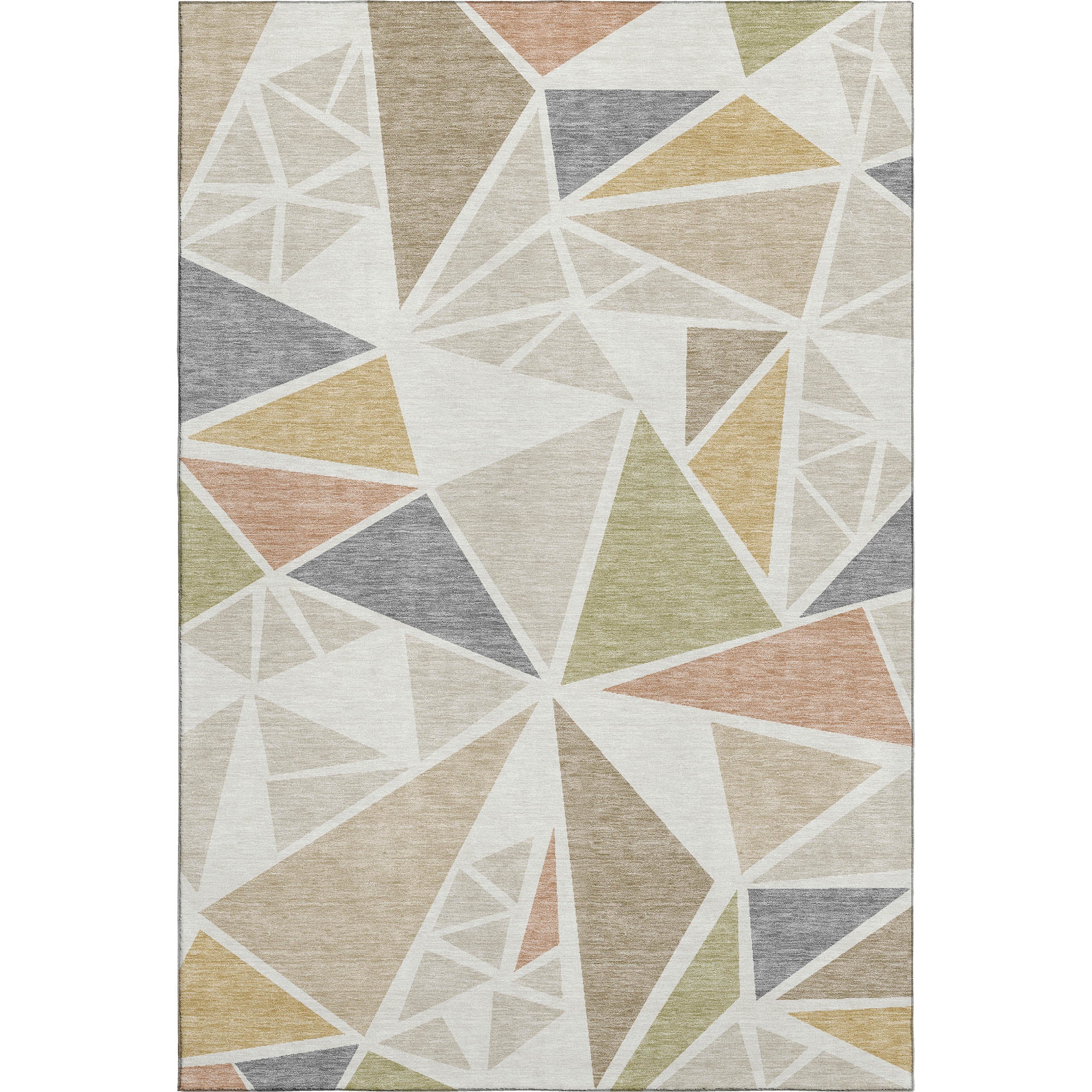 Valletta Machine Washable Transitional Ivory Rug 2'6" x 3'10" #shape_Rectangle
