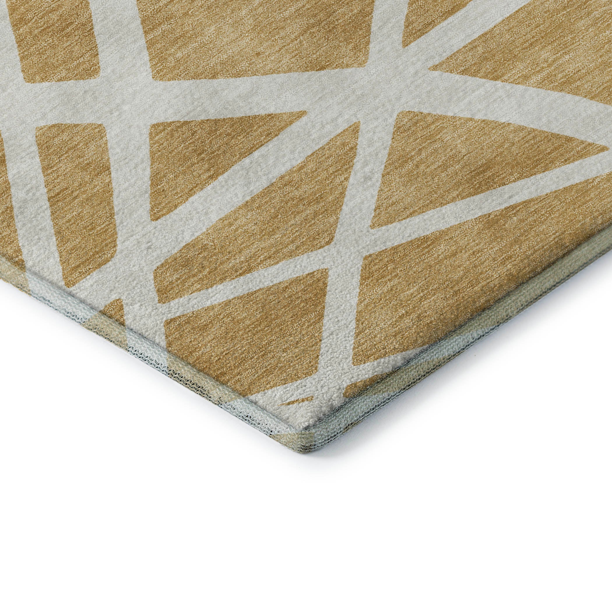 Bern Machine Washable Transitional Gold Rug 1'8" x 2'6" #shape_Rectangle