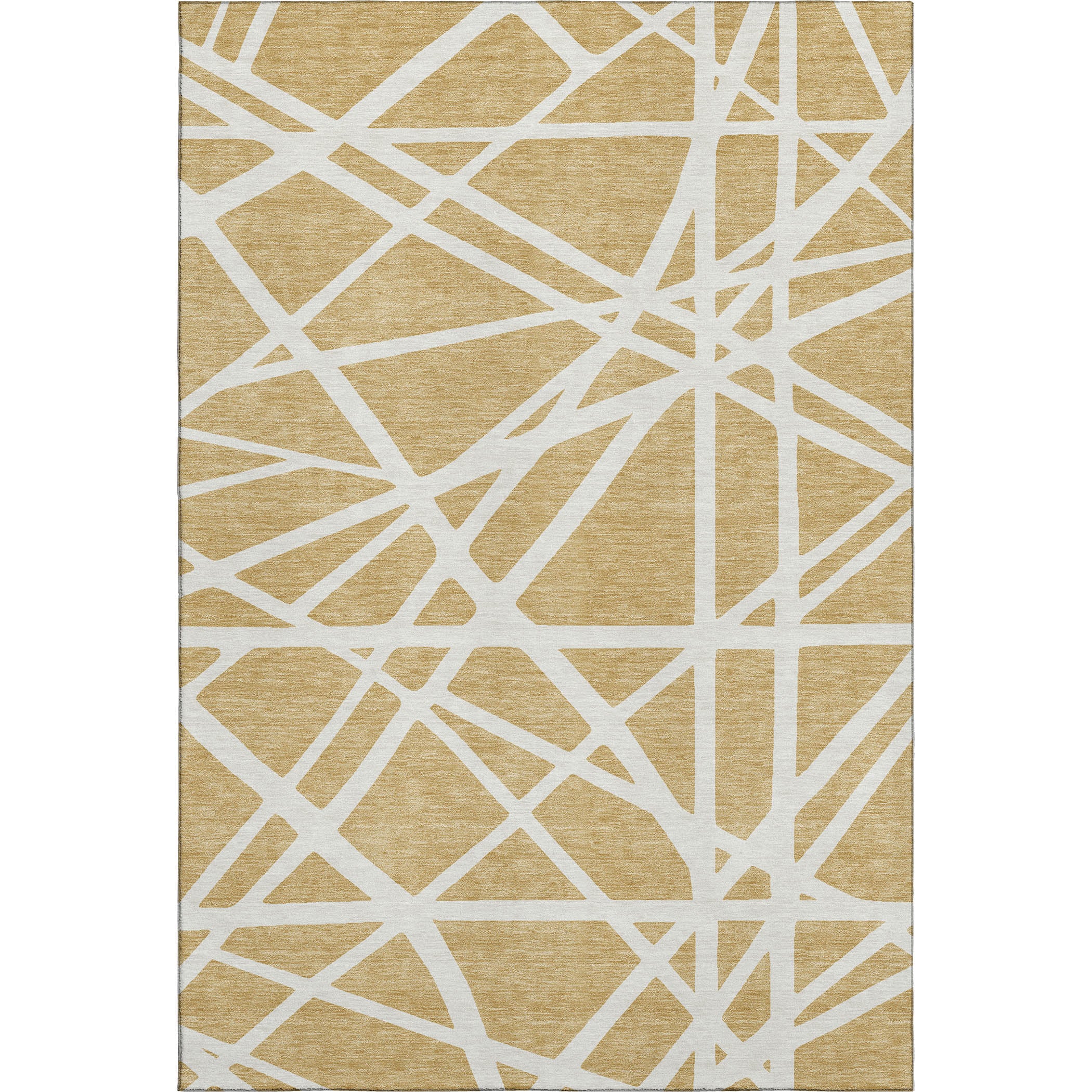 Bern Machine Washable Transitional Gold Rug 2'6" x 3'10" #shape_Rectangle