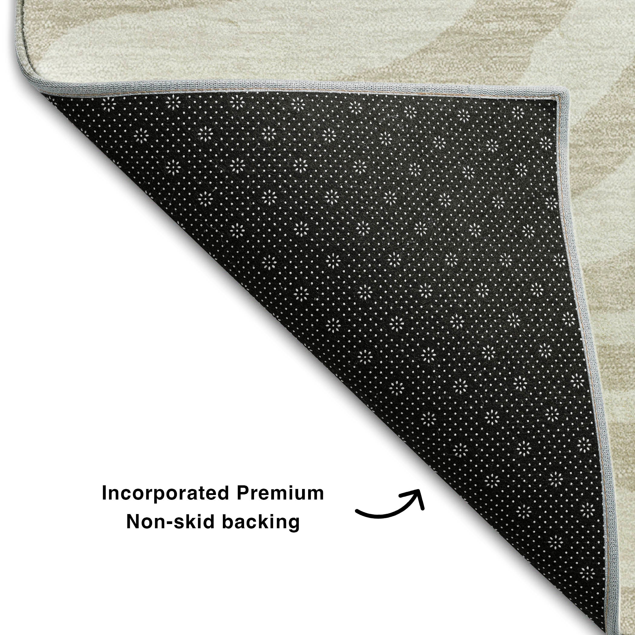 Dubrovnik Machine Washable Transitional Beige Brown Rug 1'8" x 2'6" #shape_Rectangle