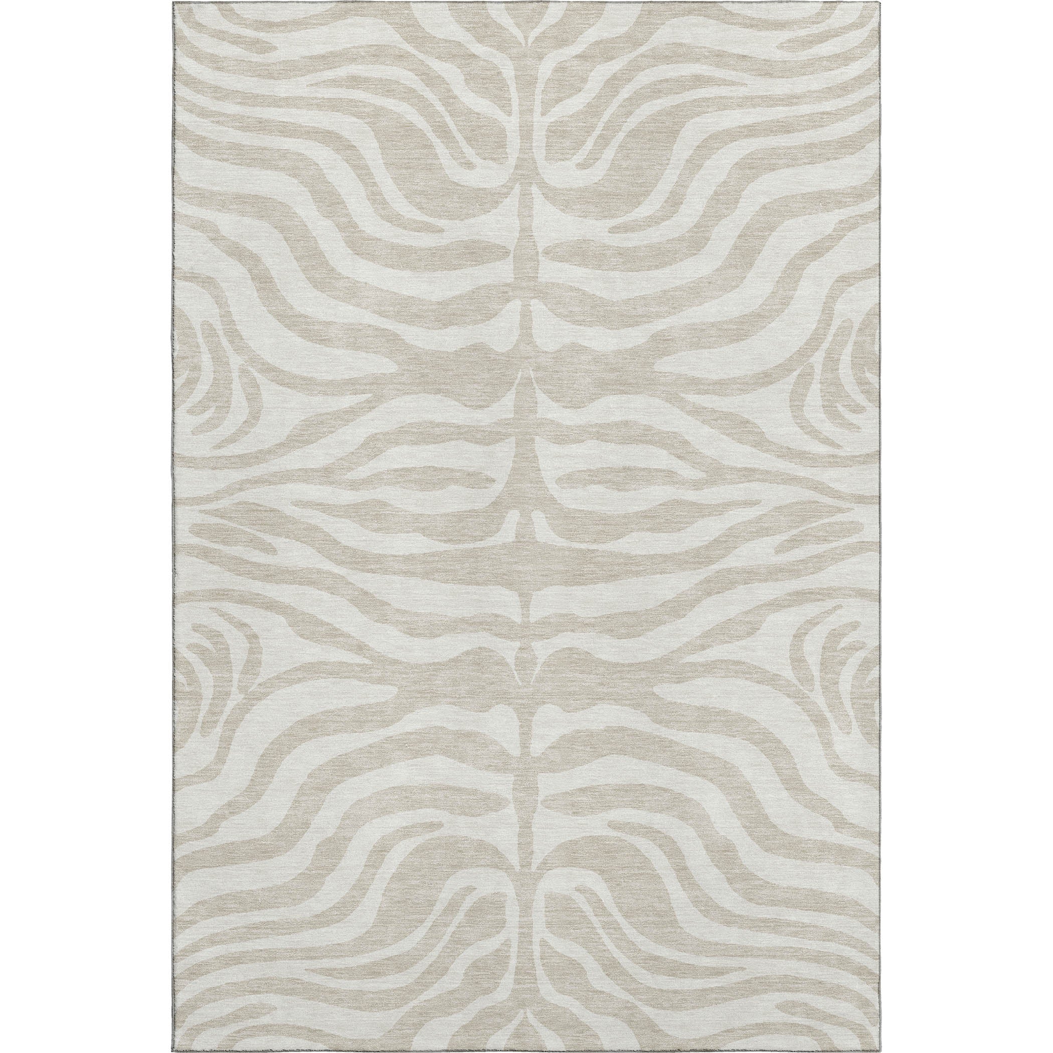 Dubrovnik Machine Washable Transitional Beige Brown Rug 2'6" x 3'10" #shape_Rectangle