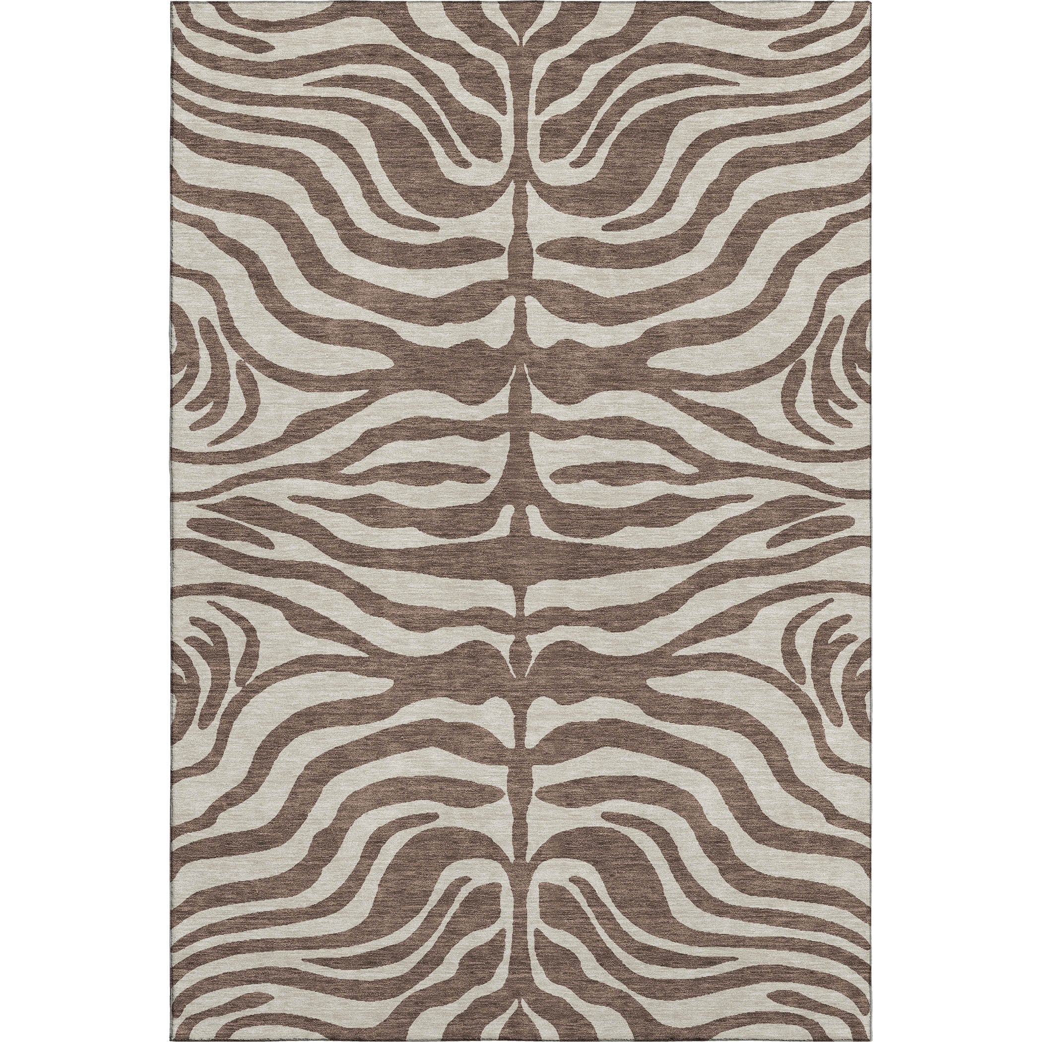 Dubrovnik Machine Washable Transitional Brown Rug 2'6" x 3'10" #shape_Rectangle
