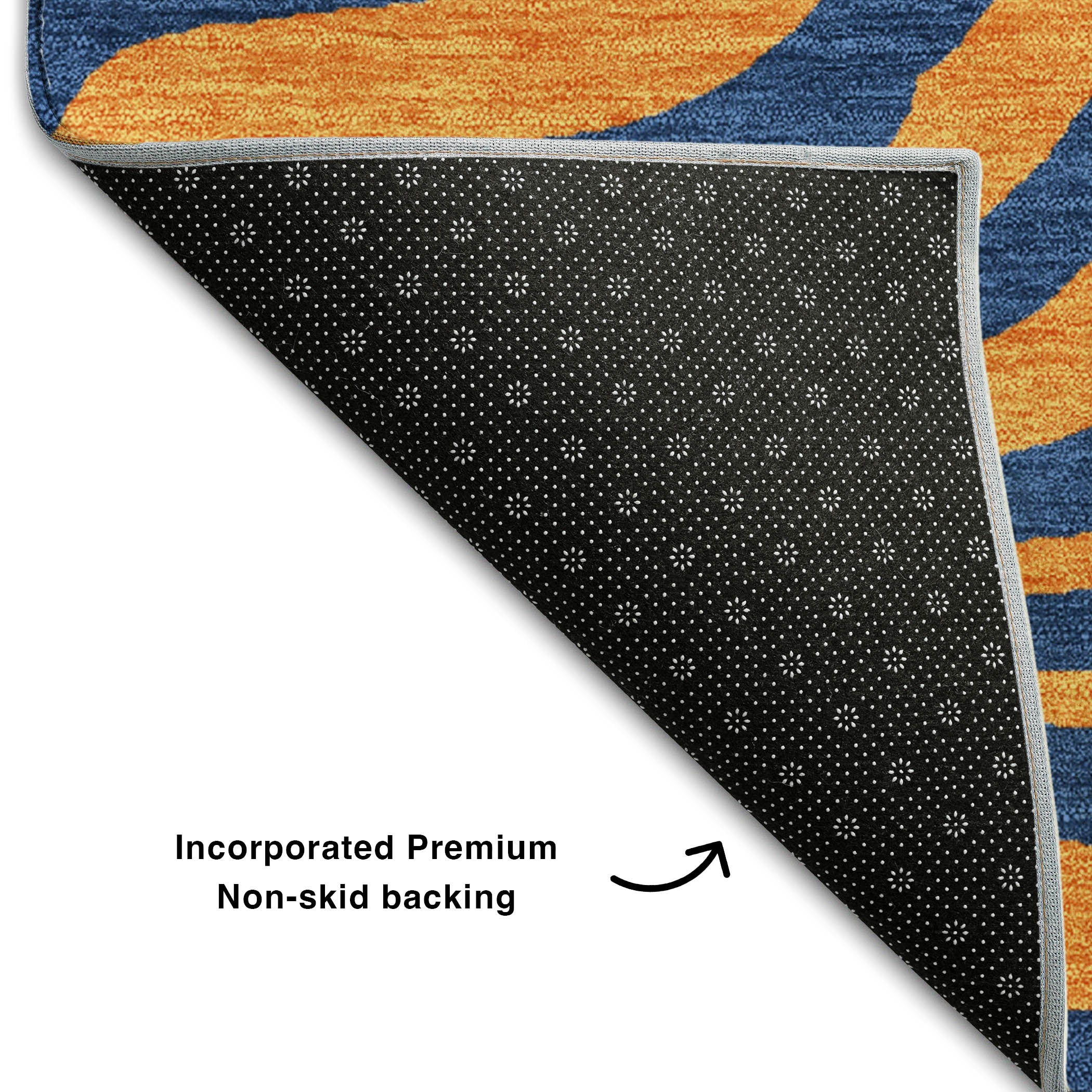 Reykjavik Machine Washable Transitional Navy Blue Rug 1'8" x 2'6" #shape_Rectangle