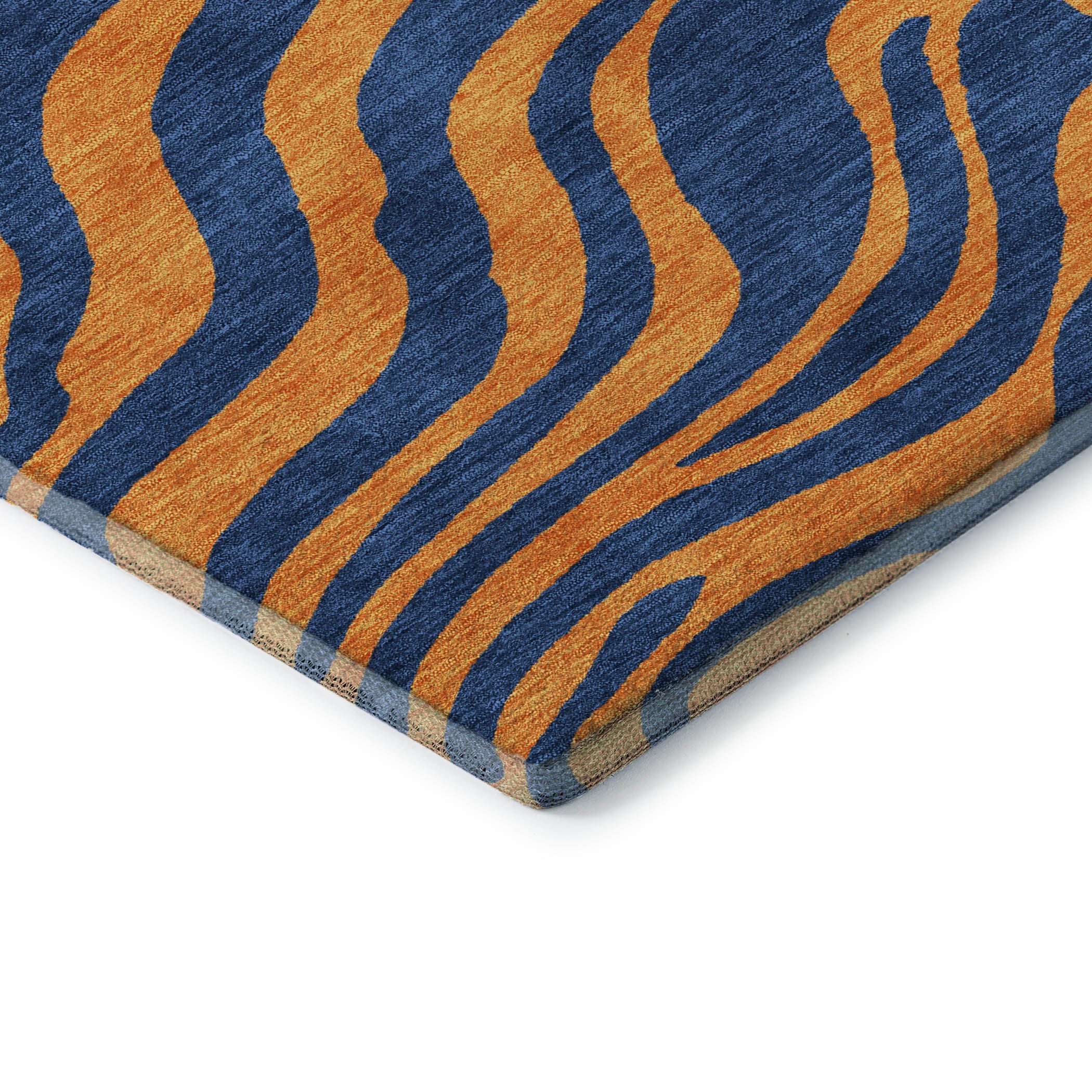 Reykjavik Machine Washable Transitional Navy Blue Rug 1'8" x 2'6" #shape_Rectangle