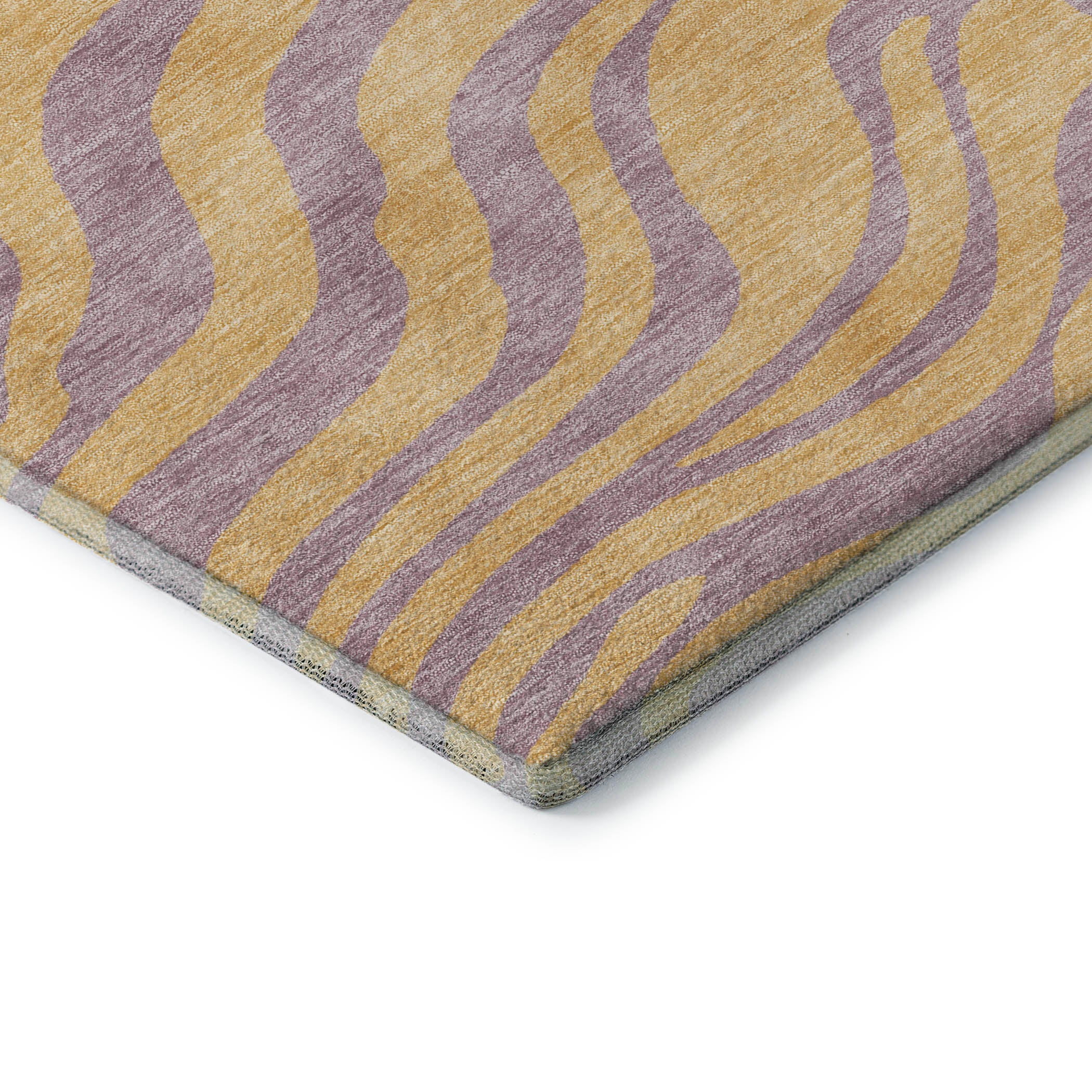 Reykjavik Machine Washable Transitional Peach Orange Rug 1'8" x 2'6" #shape_Rectangle