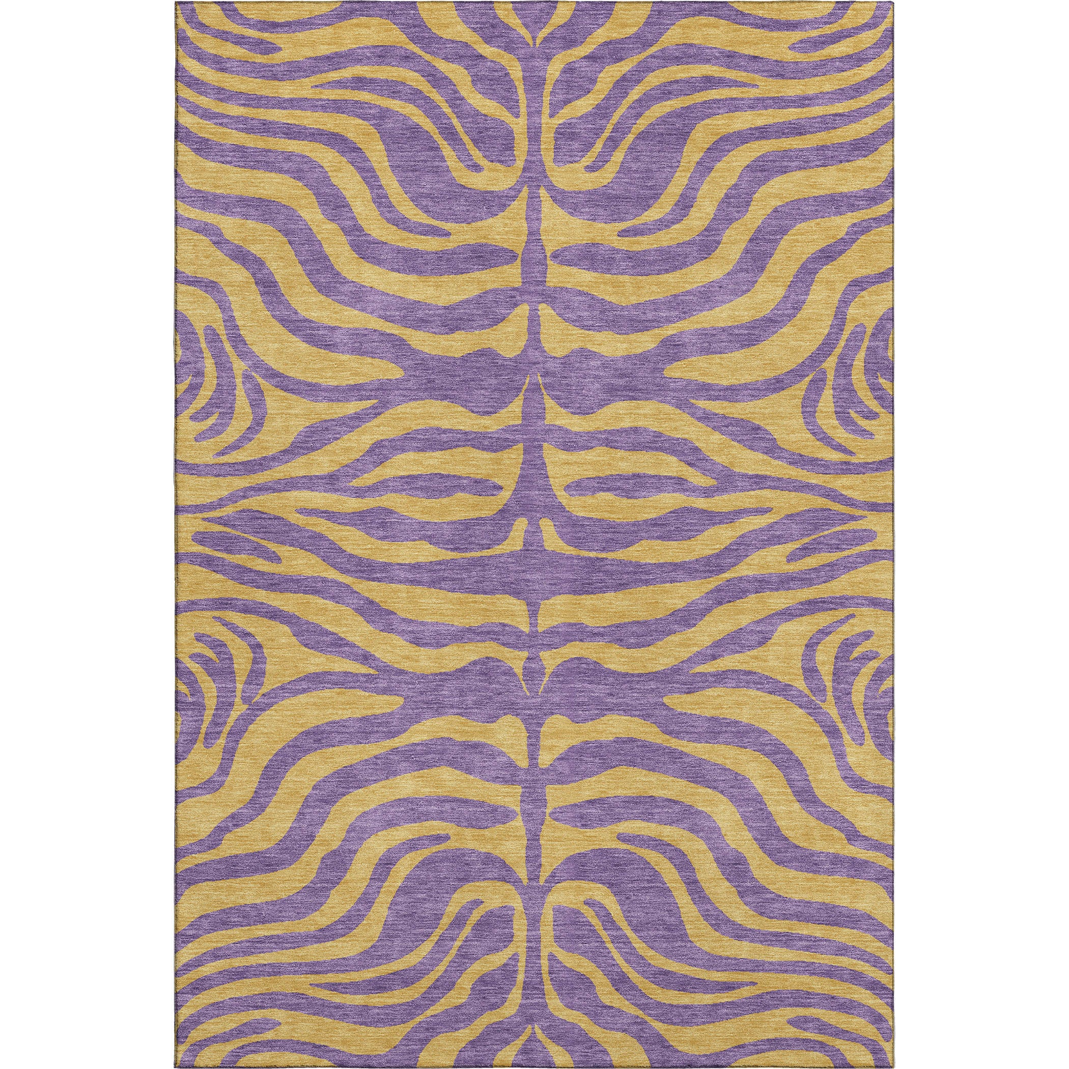 Reykjavik Machine Washable Transitional Purple Rug 2'6" x 3'10" #shape_Rectangle