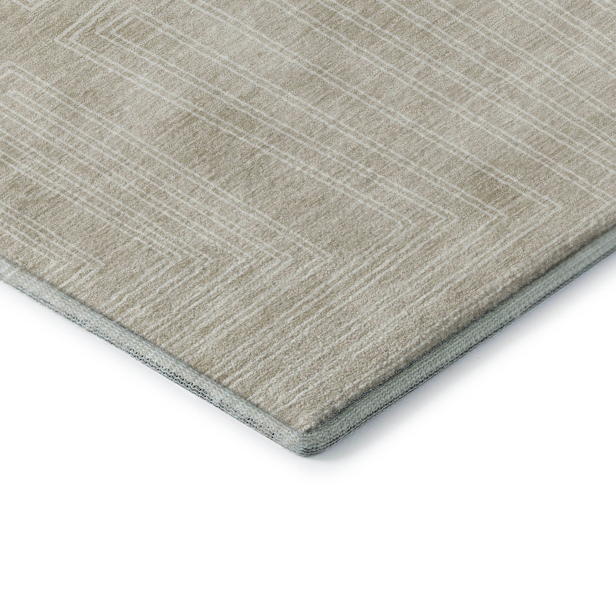 Vienna Machine Washable Transitional Beige Brown Rug 1'8" x 2'6" #shape_Rectangle
