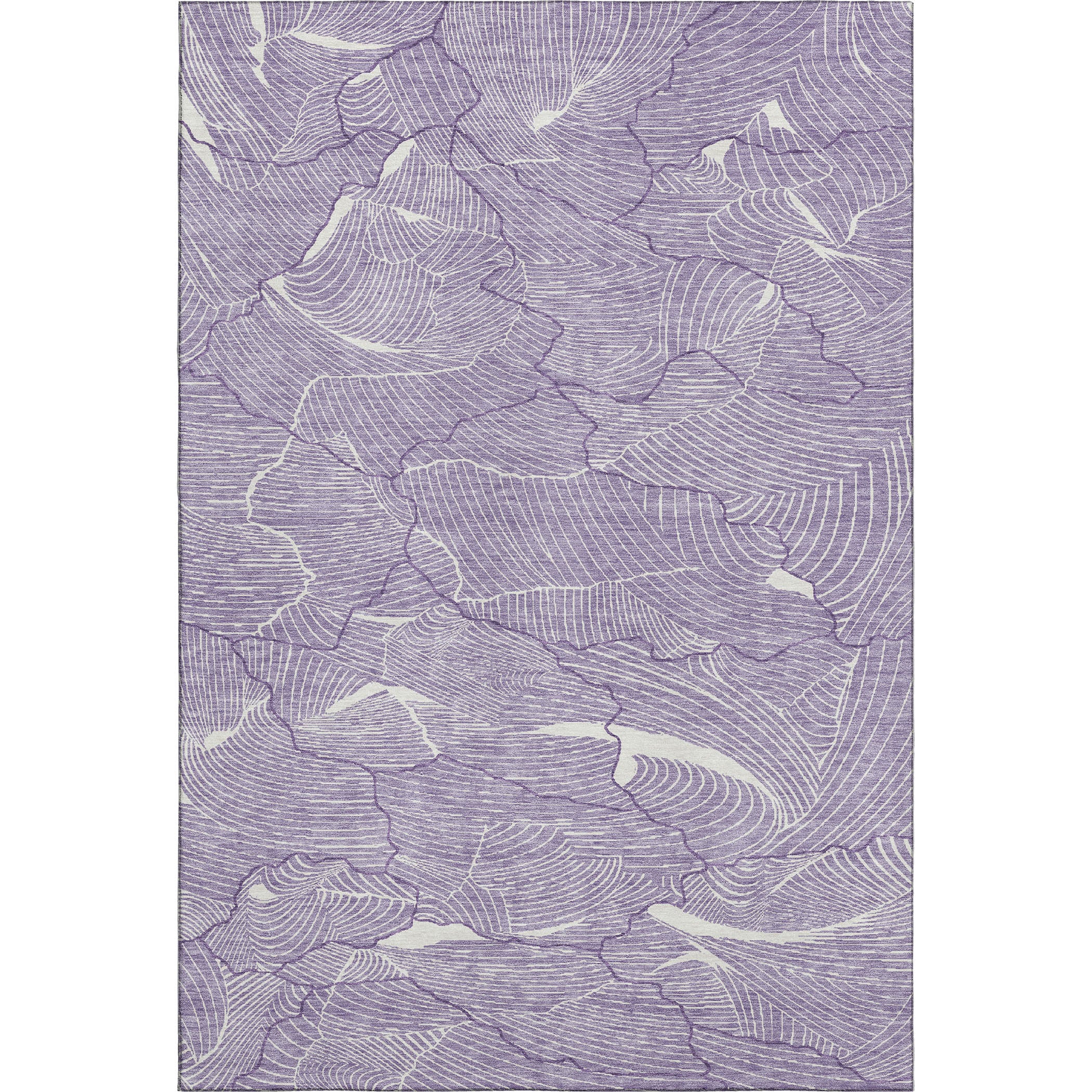 Seville Machine Washable Transitional Purple Rug 2'6" x 3'10" #shape_Rectangle