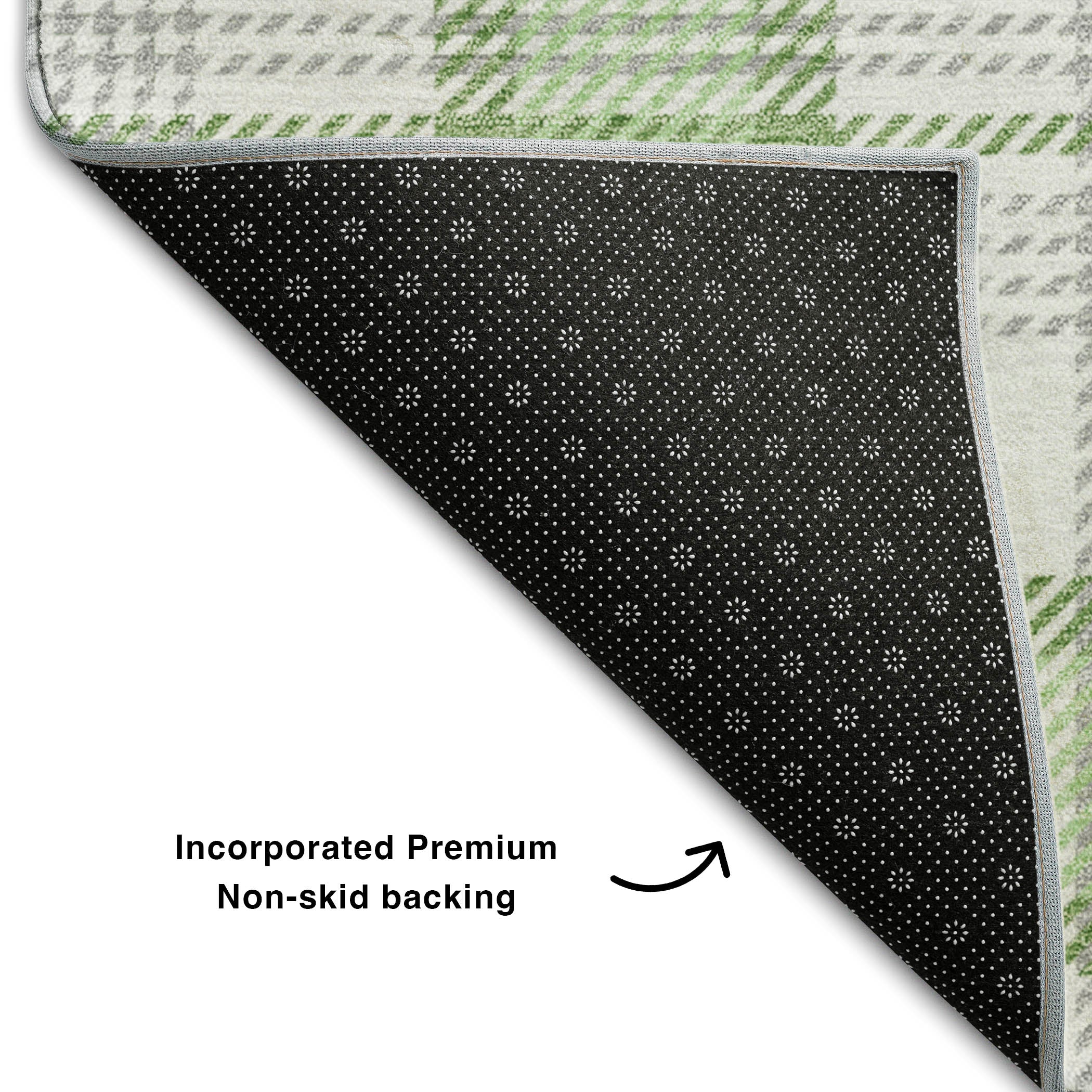 Marrakech Machine Washable Transitional Mint Green Rug 1'8" x 2'6" #shape_Rectangle