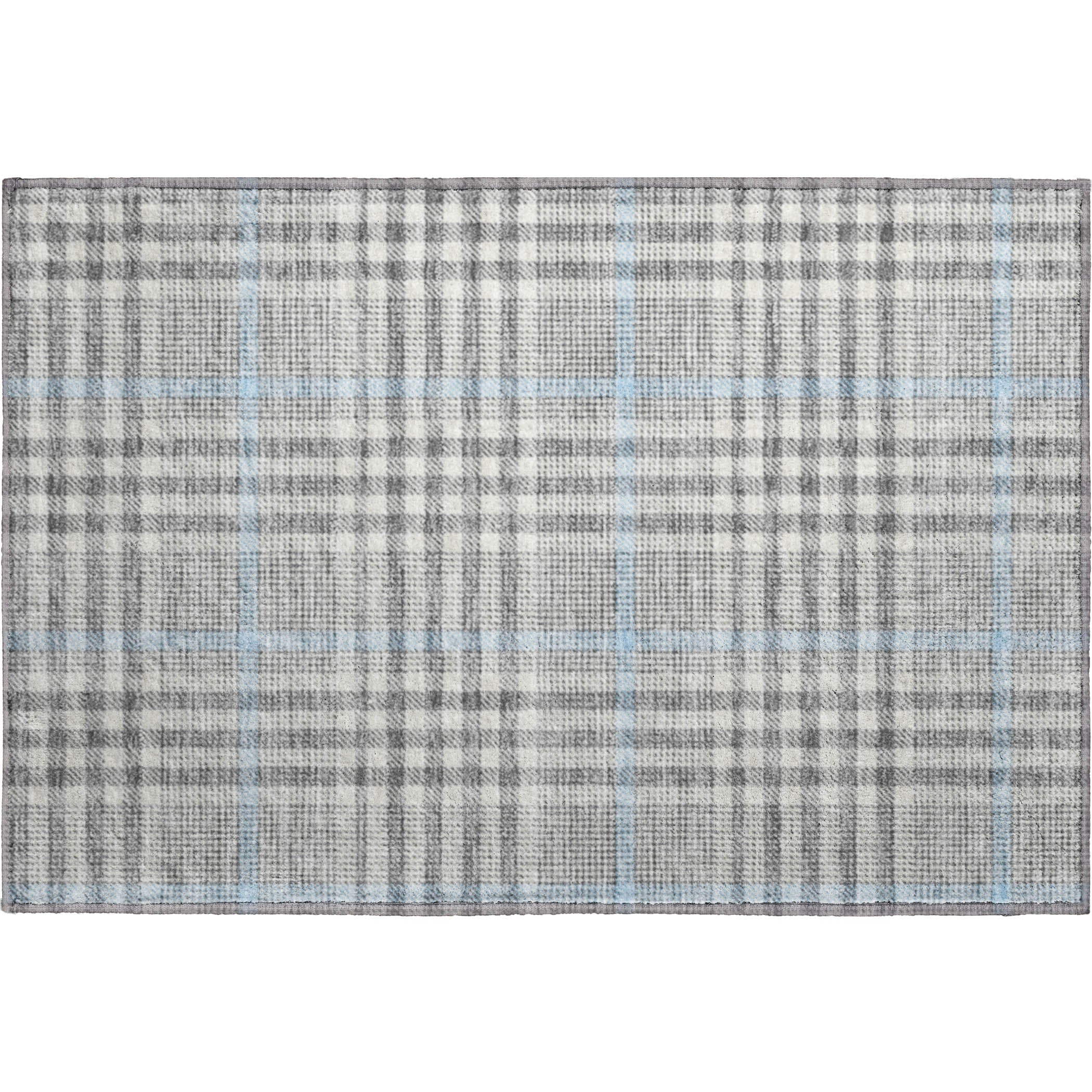 Montevideo Machine Washable Transitional Gray Rug 1'8" x 2'6" #shape_Rectangle