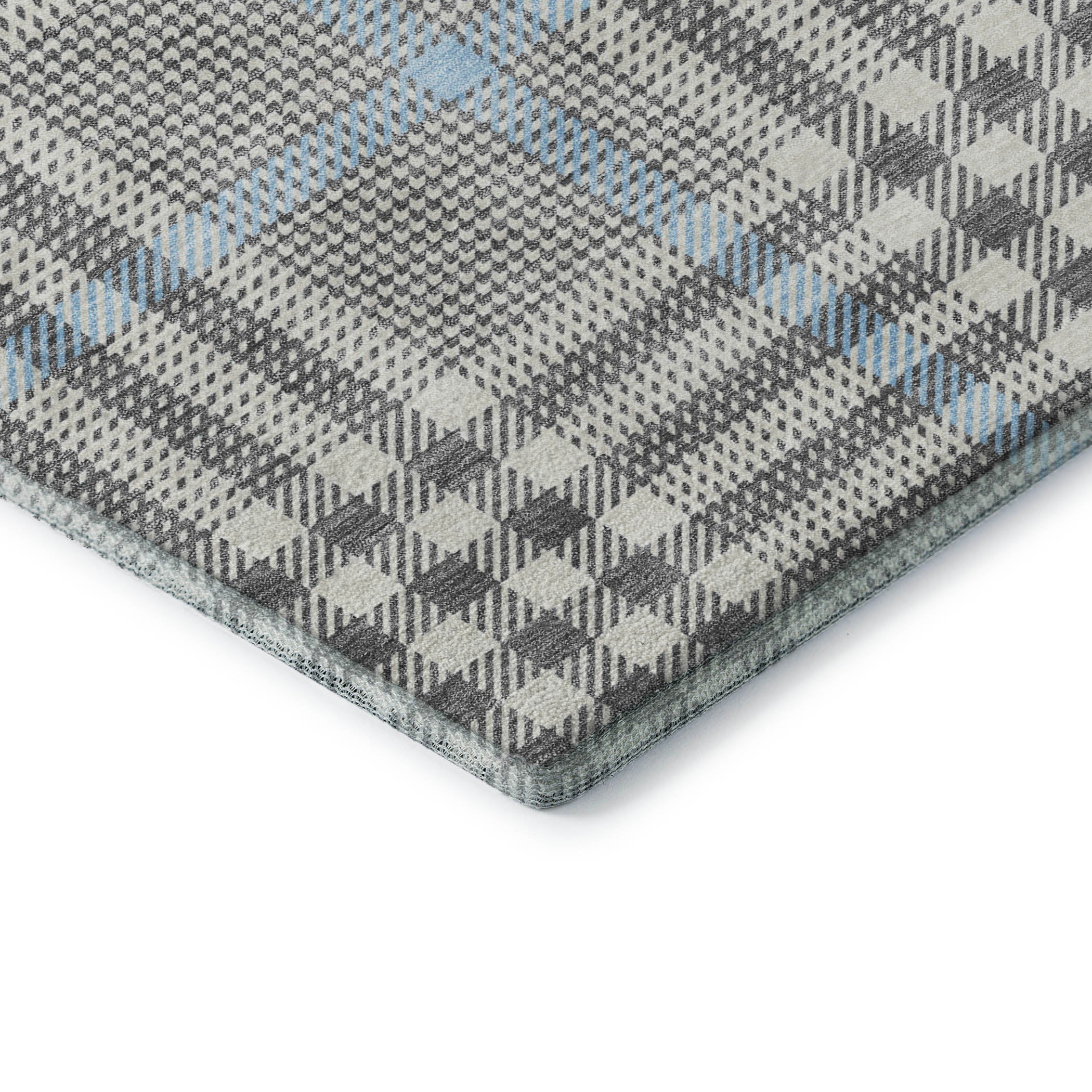 Montevideo Machine Washable Transitional Gray Rug 1'8" x 2'6" #shape_Rectangle