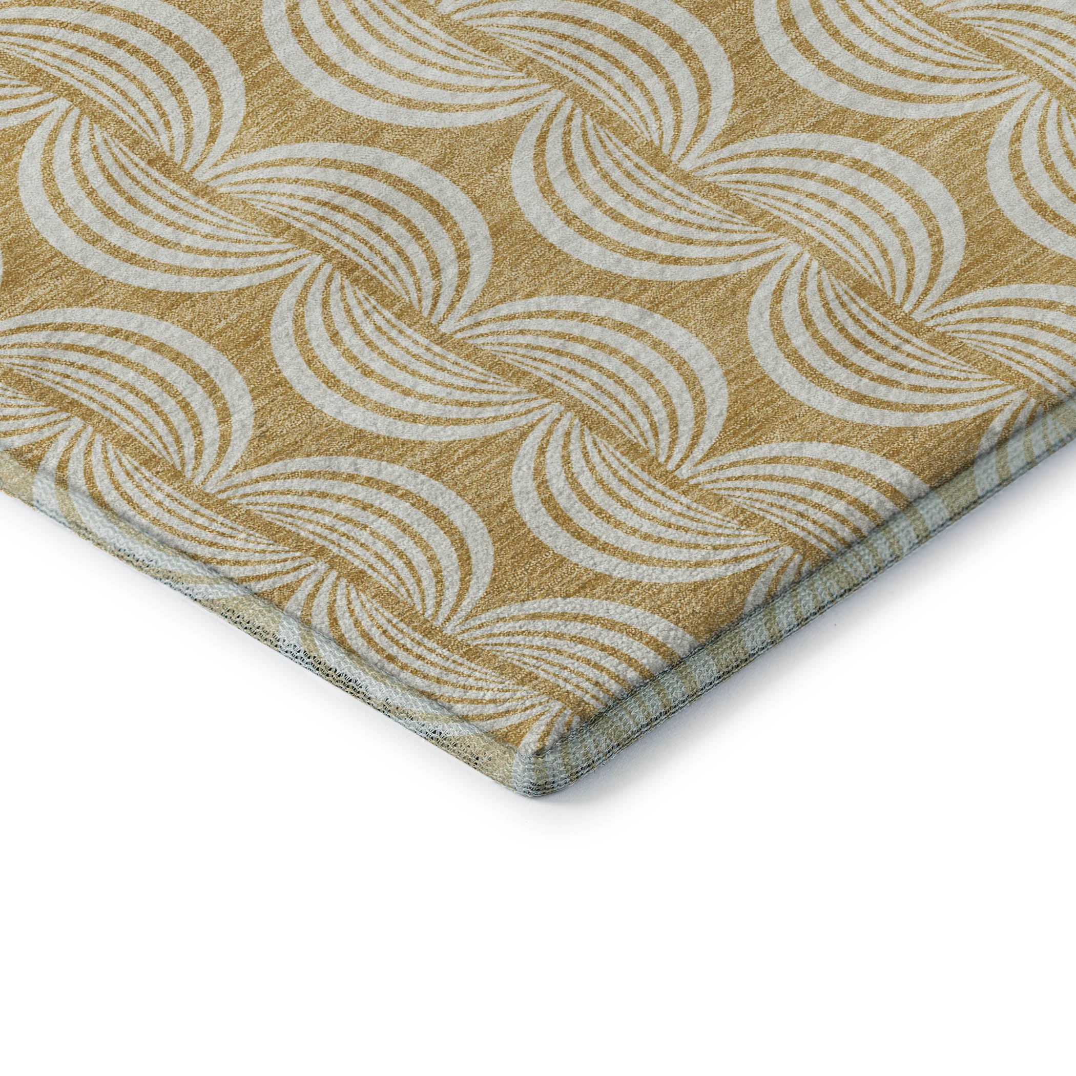 Montevideo Machine Washable Transitional Gold Rug 1'8" x 2'6" #shape_Rectangle