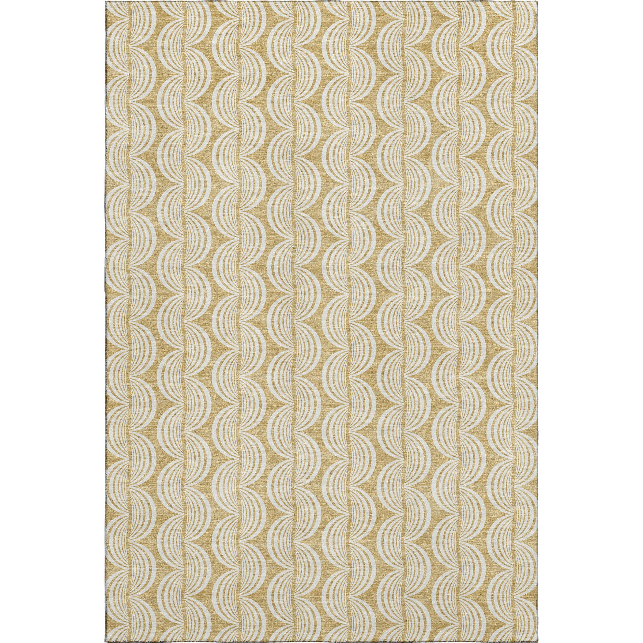 Montevideo Machine Washable Transitional Gold Rug 2'6" x 3'10" #shape_Rectangle
