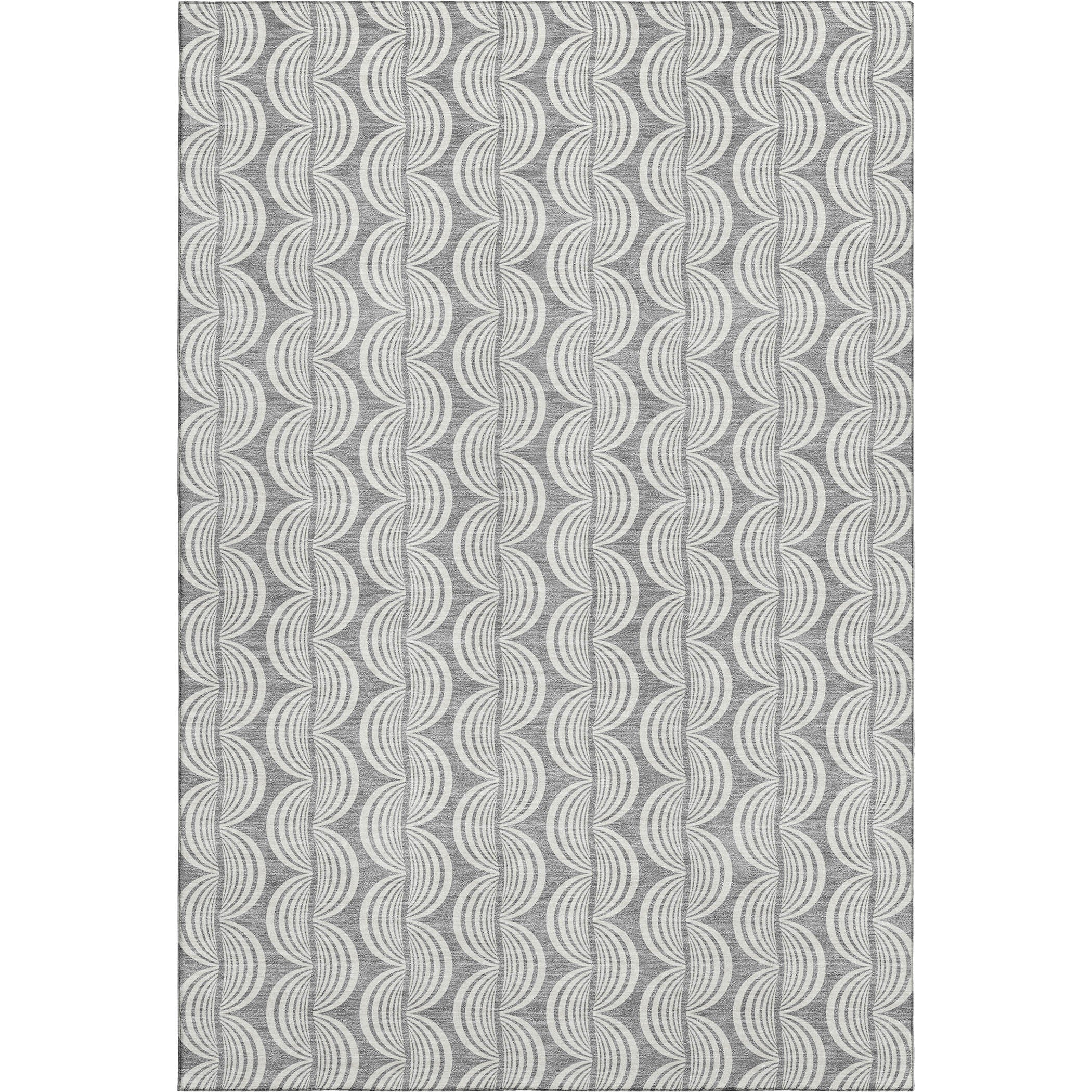 Montevideo Machine Washable Transitional Gray Rug 2'6" x 3'10" #shape_Rectangle