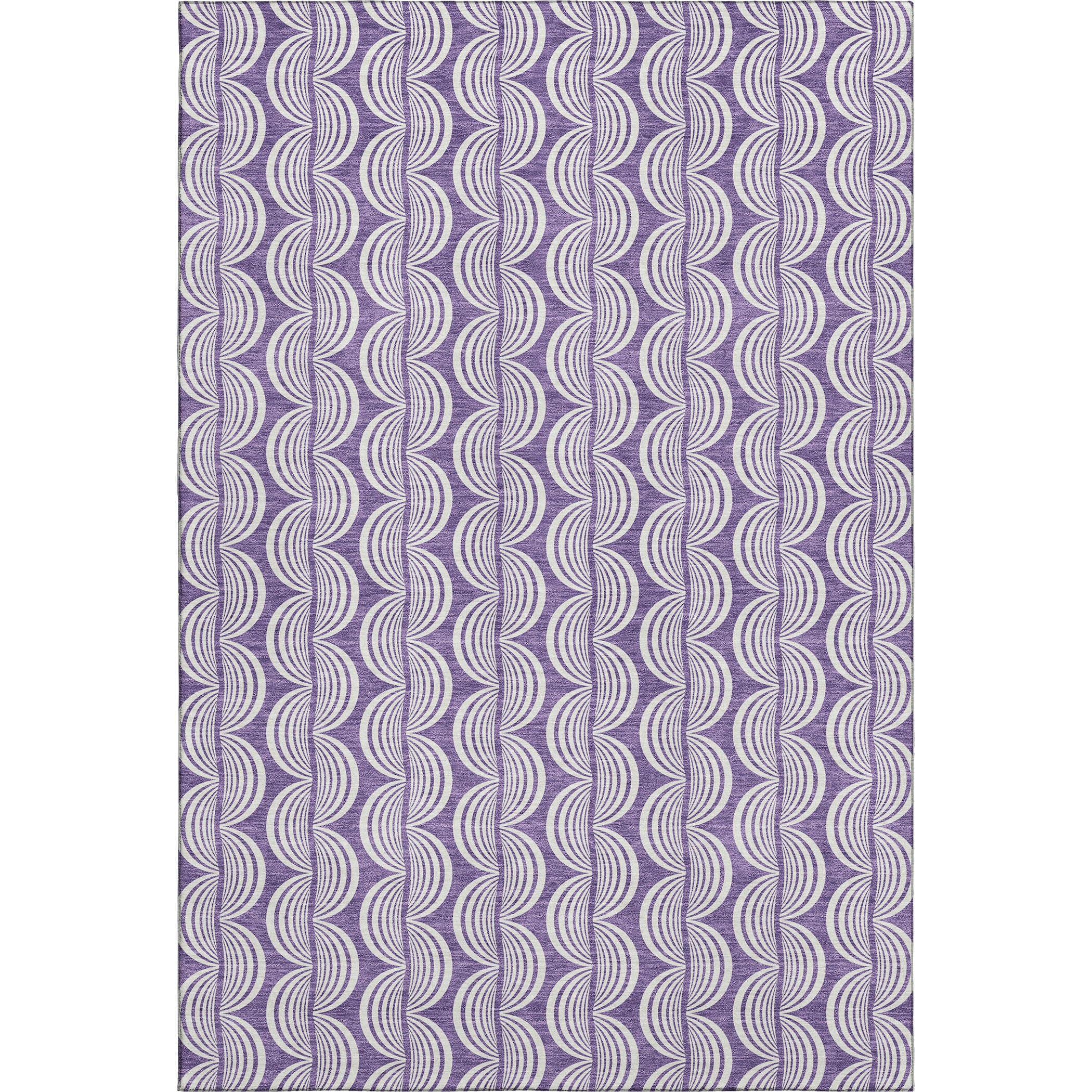 Montevideo Machine Washable Transitional Purple Rug 2'6" x 3'10" #shape_Rectangle