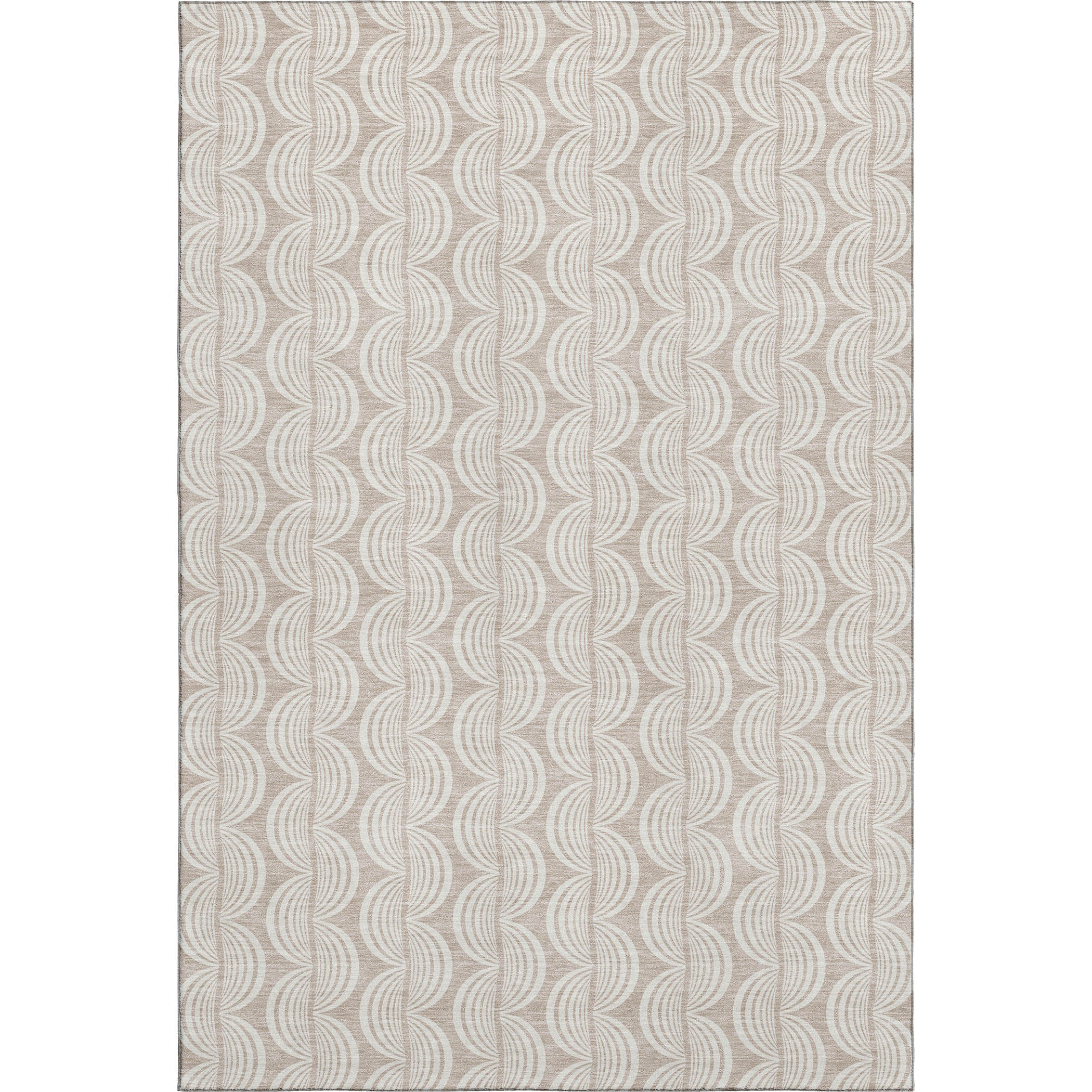 Oaxaca Machine Washable Transitional Khaki Brown Rug 2'6" x 3'10" #shape_Rectangle