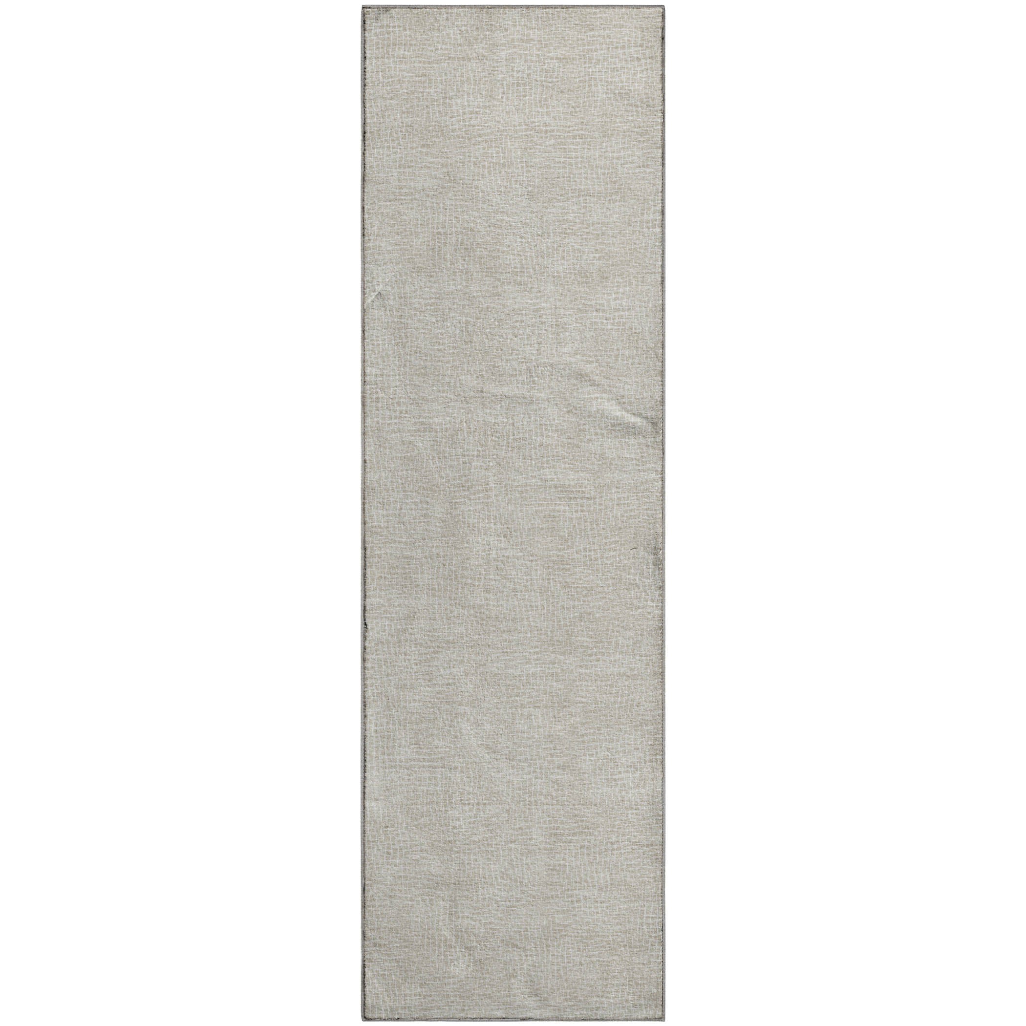 Split Machine Washable Transitional Beige Brown Rug 2'3" x 7'6" #shape_Runner
