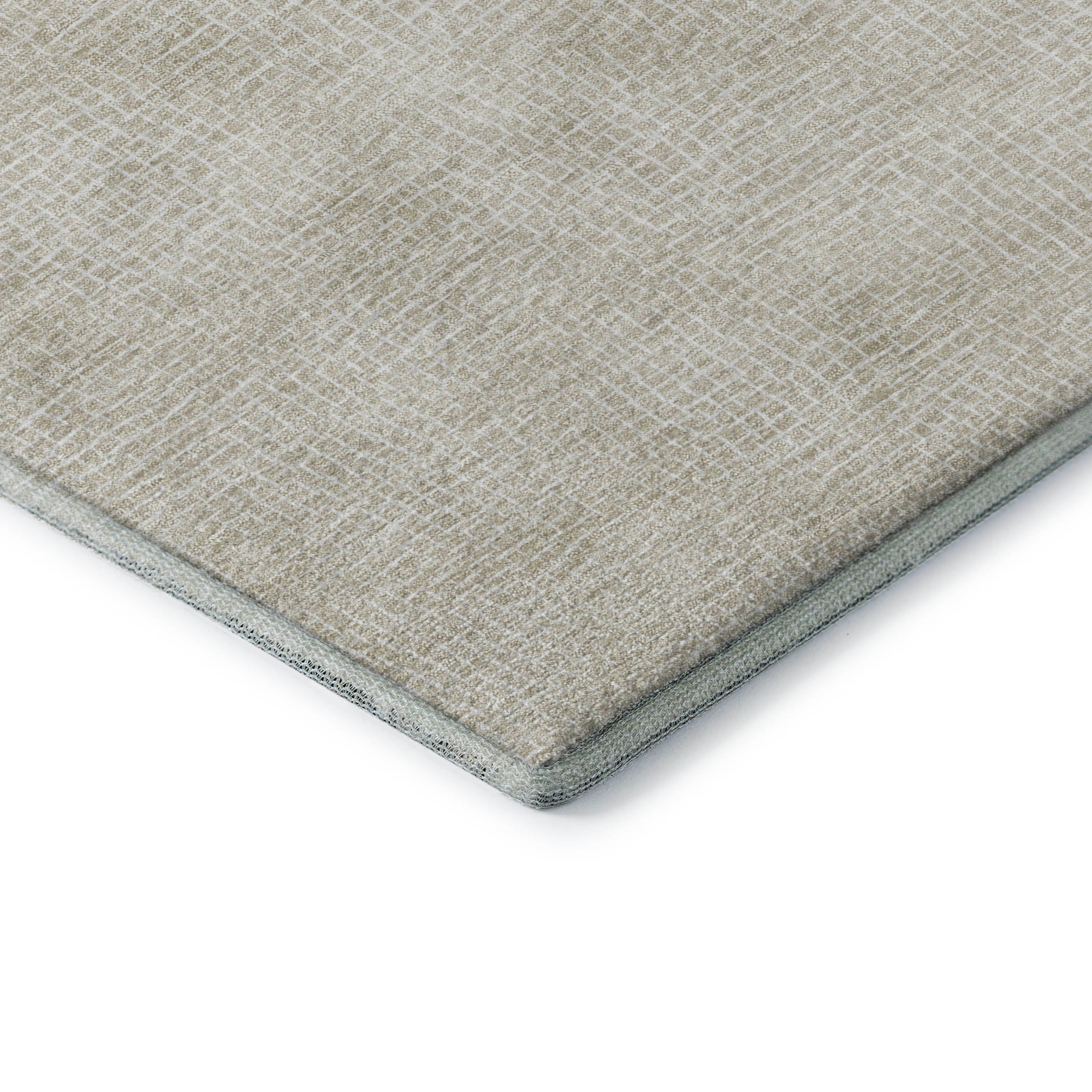 Split Machine Washable Transitional Beige Brown Rug 1'8" x 2'6" #shape_Rectangle