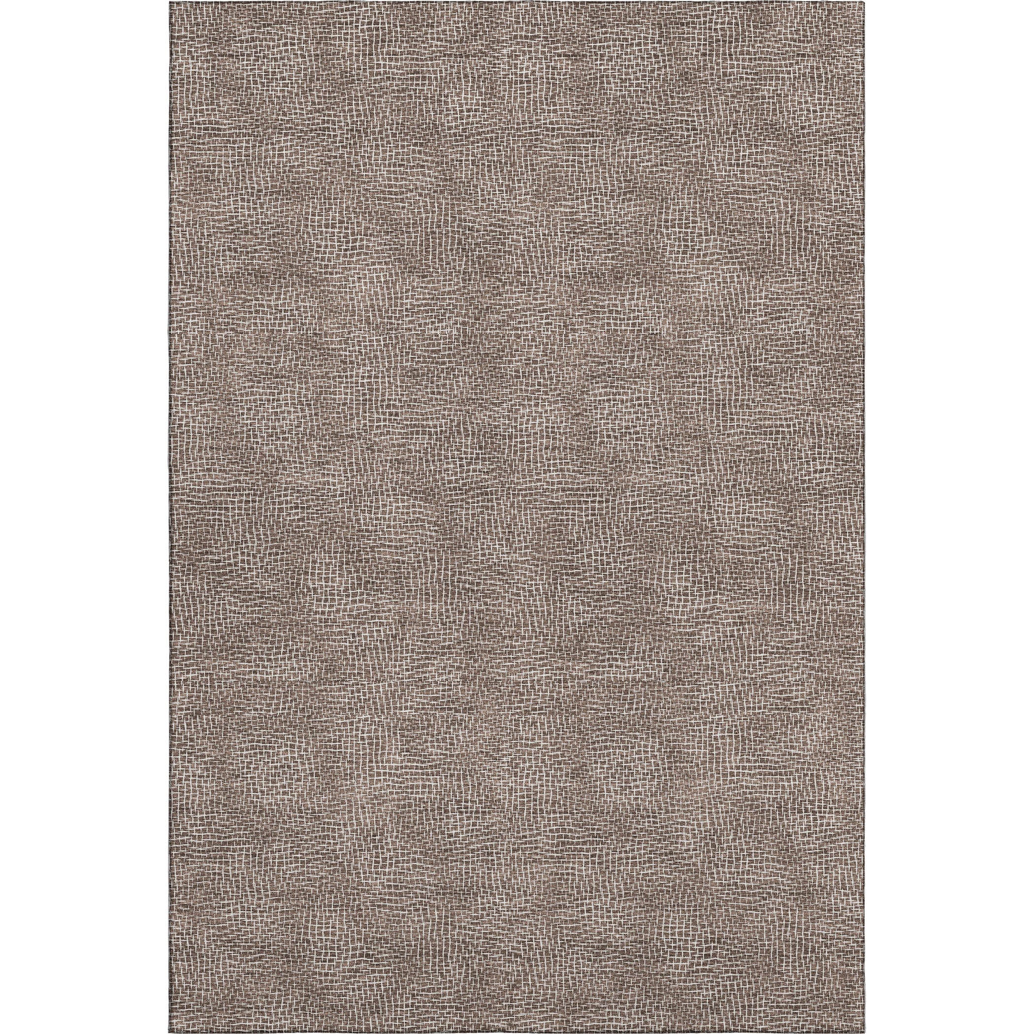 Split Machine Washable Transitional Brown Rug 2'6" x 3'10" #shape_Rectangle
