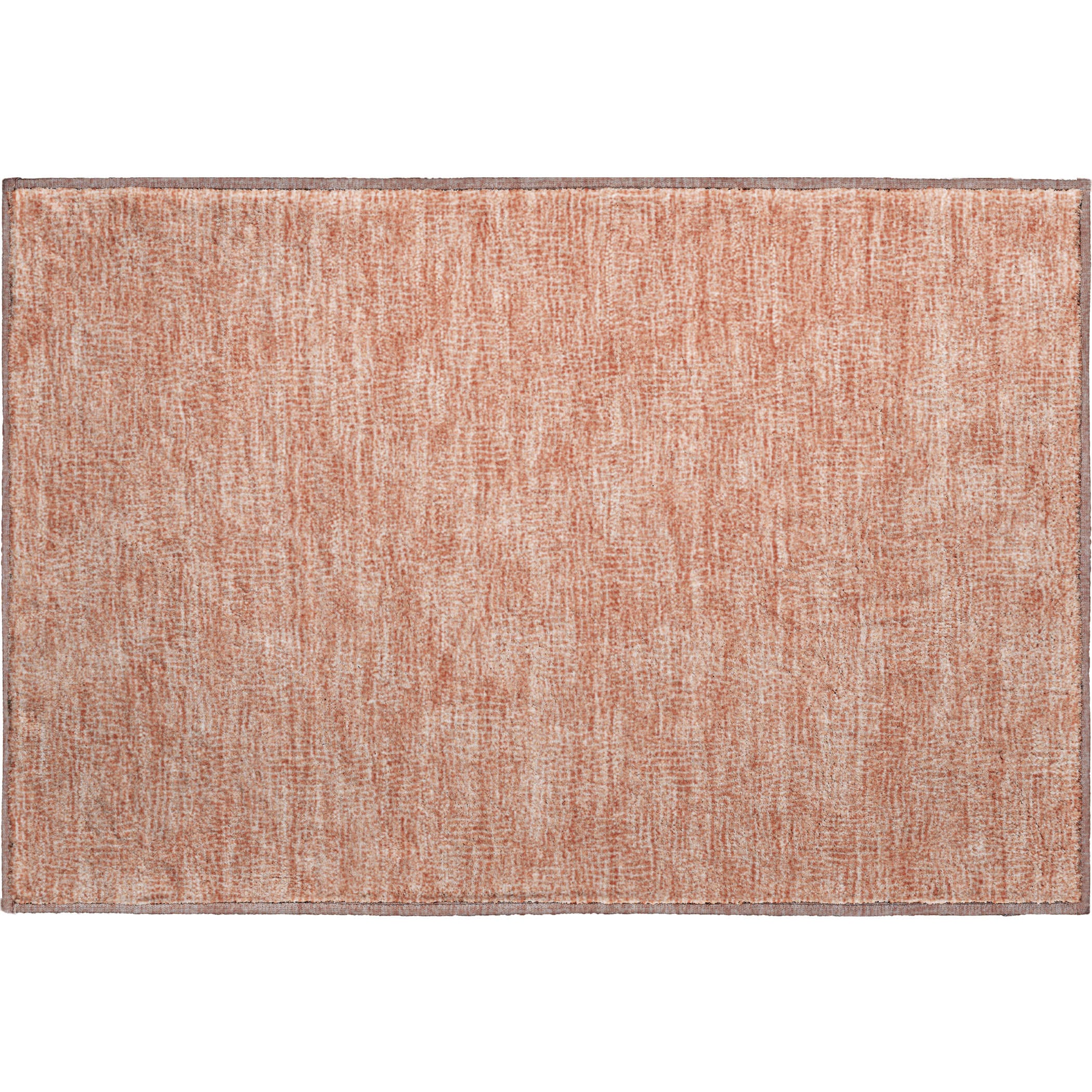 Split Machine Washable Transitional Copper Orange Rug 1'8" x 2'6" #shape_Rectangle