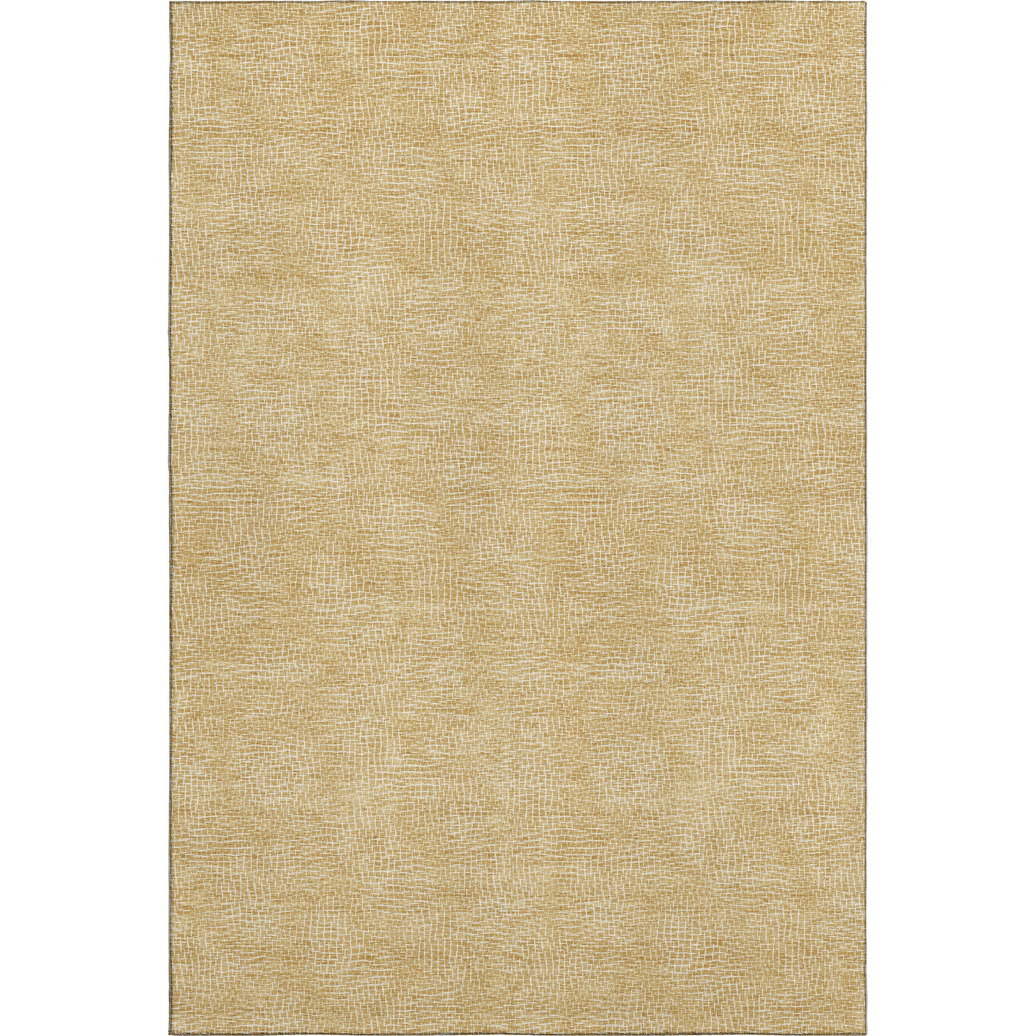 Split Machine Washable Transitional Gold Rug 2'6" x 3'10" #shape_Rectangle