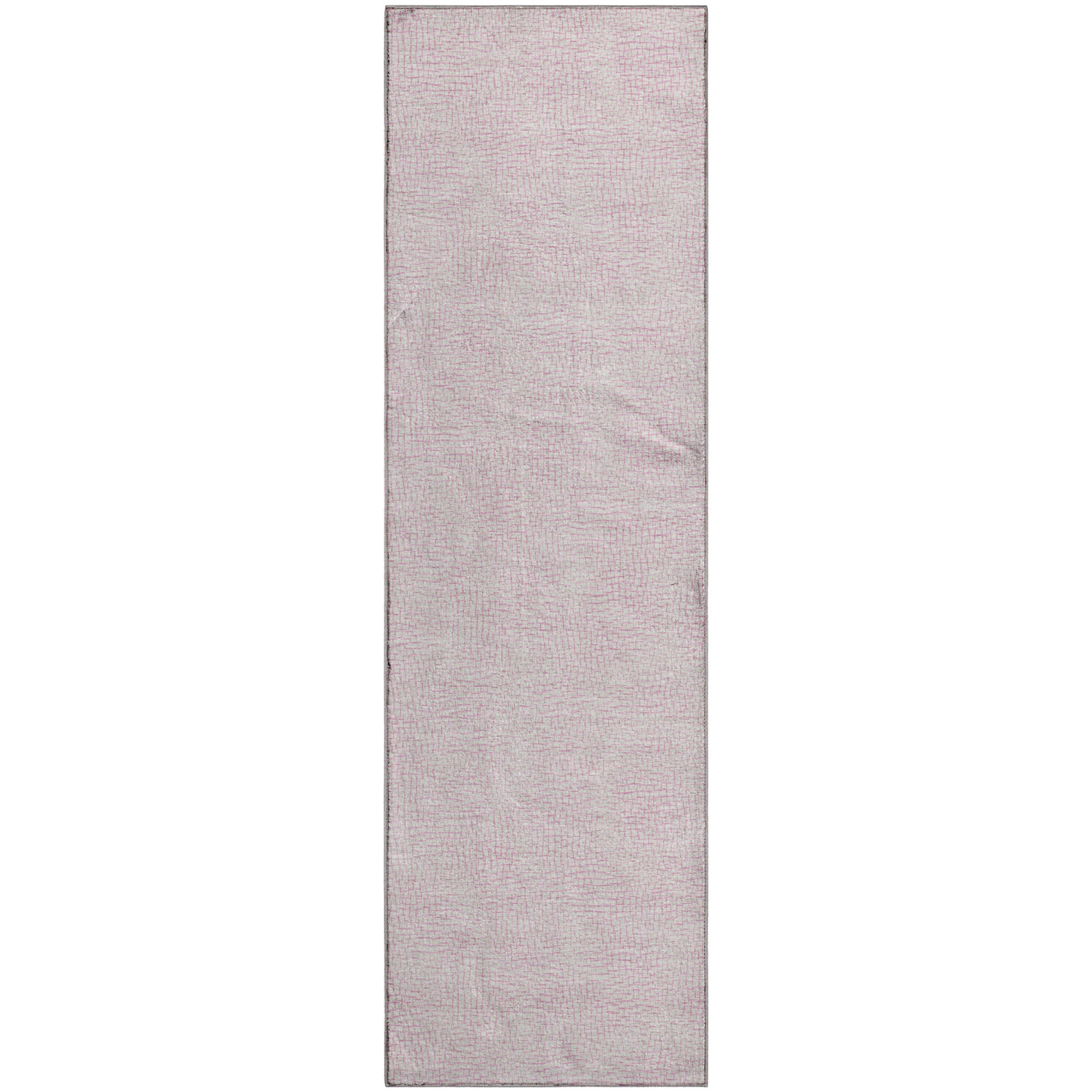 Seoul Machine Washable Transitional Pink Rug 2'3" x 7'6" #shape_Runner