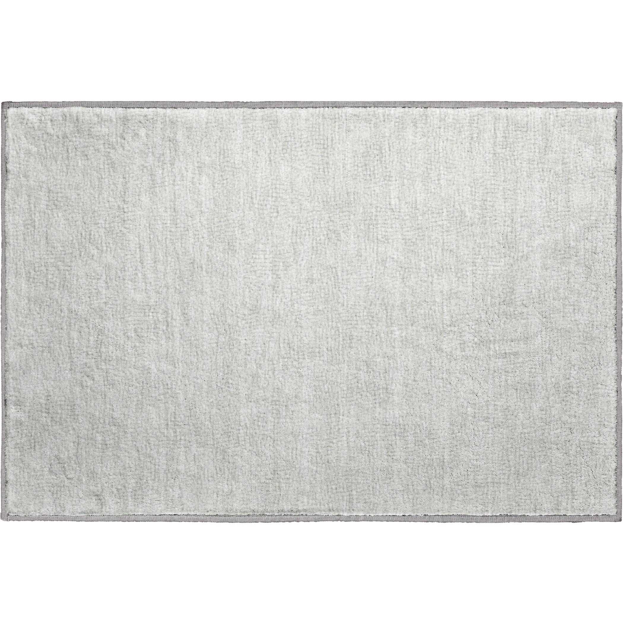 Seoul Machine Washable Transitional Silver Gray Rug 1'8" x 2'6" #shape_Rectangle