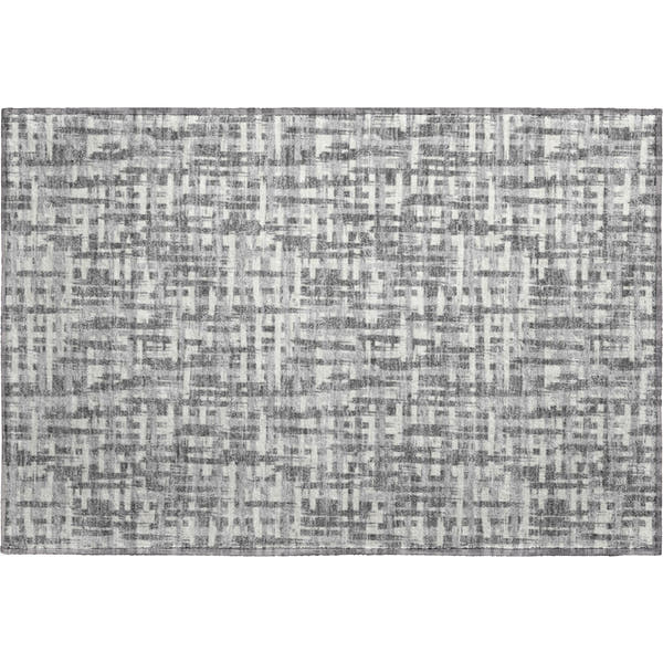 Cusco Machine Washable Transitional Gray Rug 1'8" x 2'6"