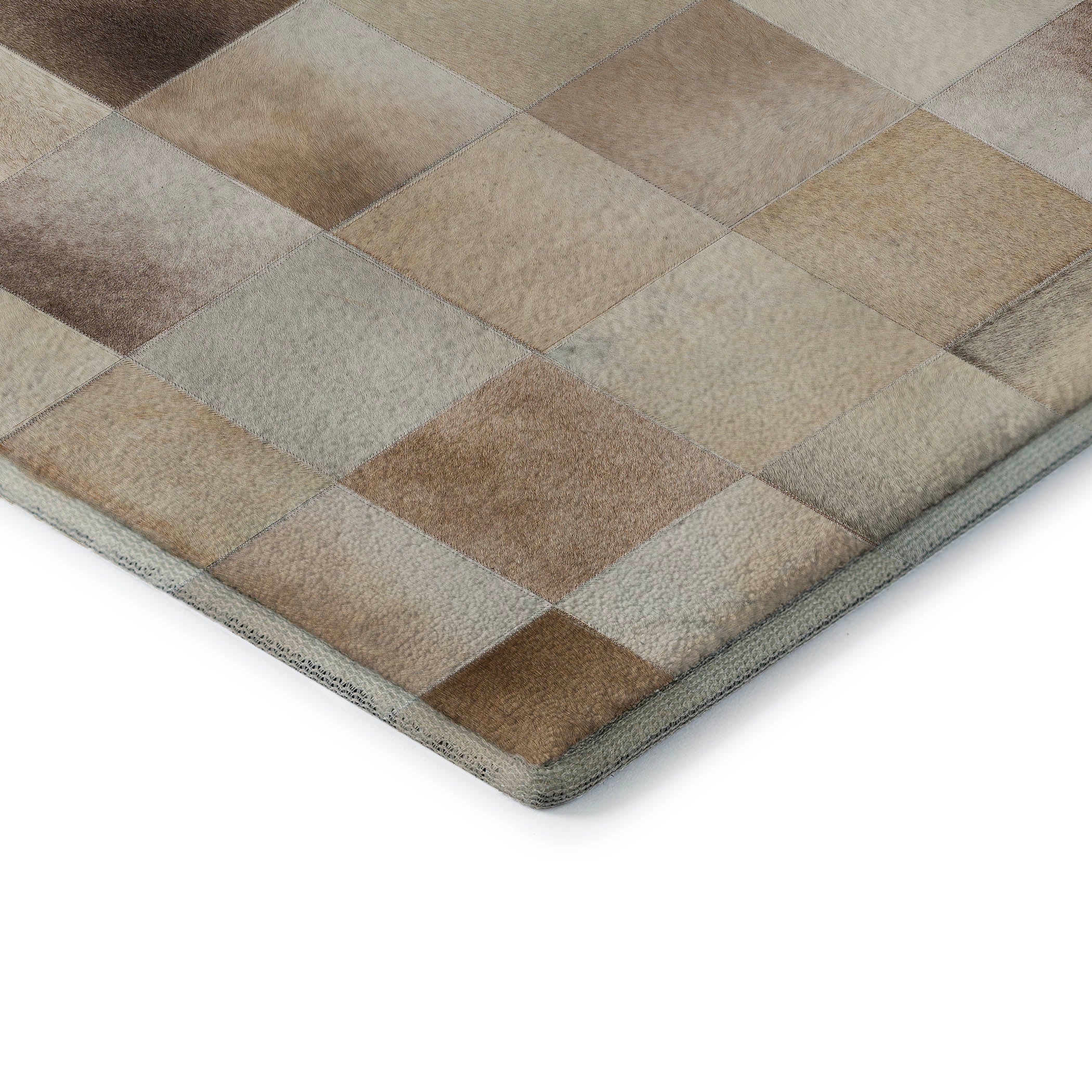 Sintra Machine Washable Cowhide Taupe Rug 1'8" x 2'6" #shape_Rectangle