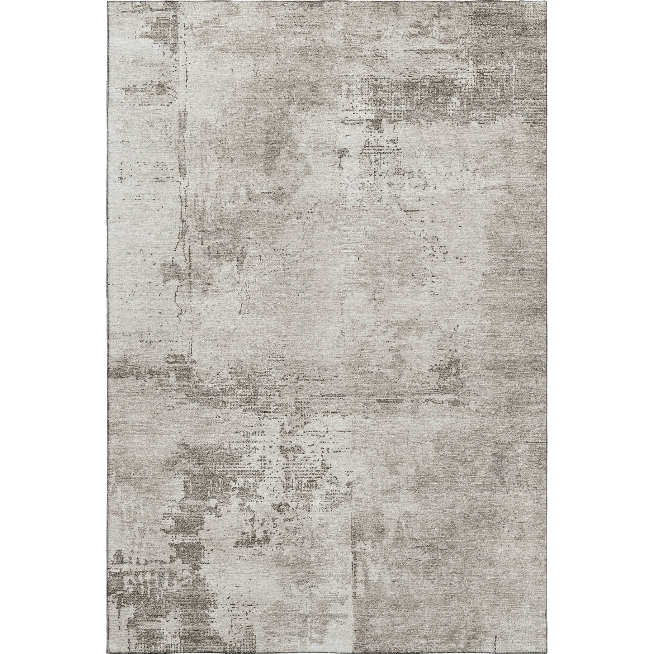 Antigua Machine Washable Transitional Beige Brown Rug 2'6" x 3'10" #shape_Rectangle