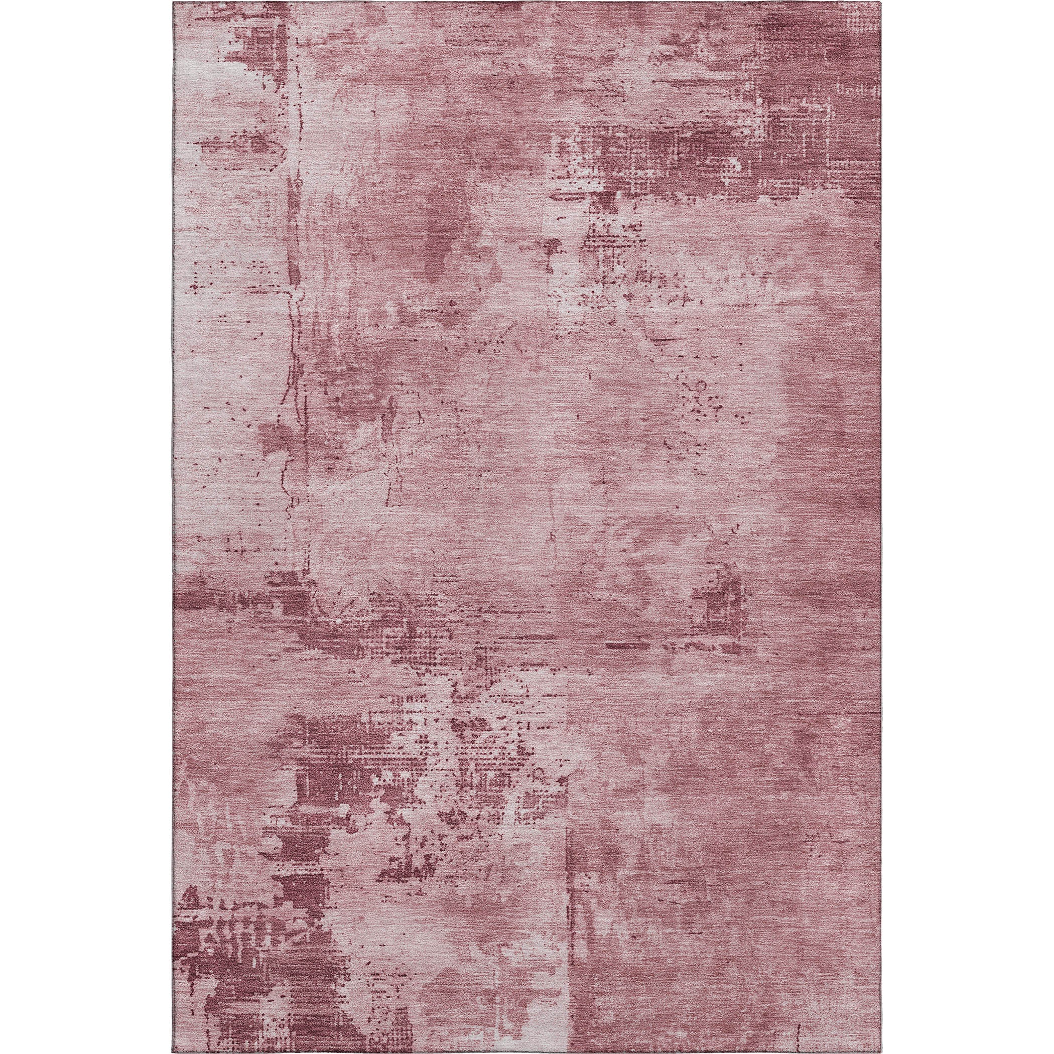 Antigua Machine Washable Transitional Blush Pink Rug 2'6" x 3'10" #shape_Rectangle