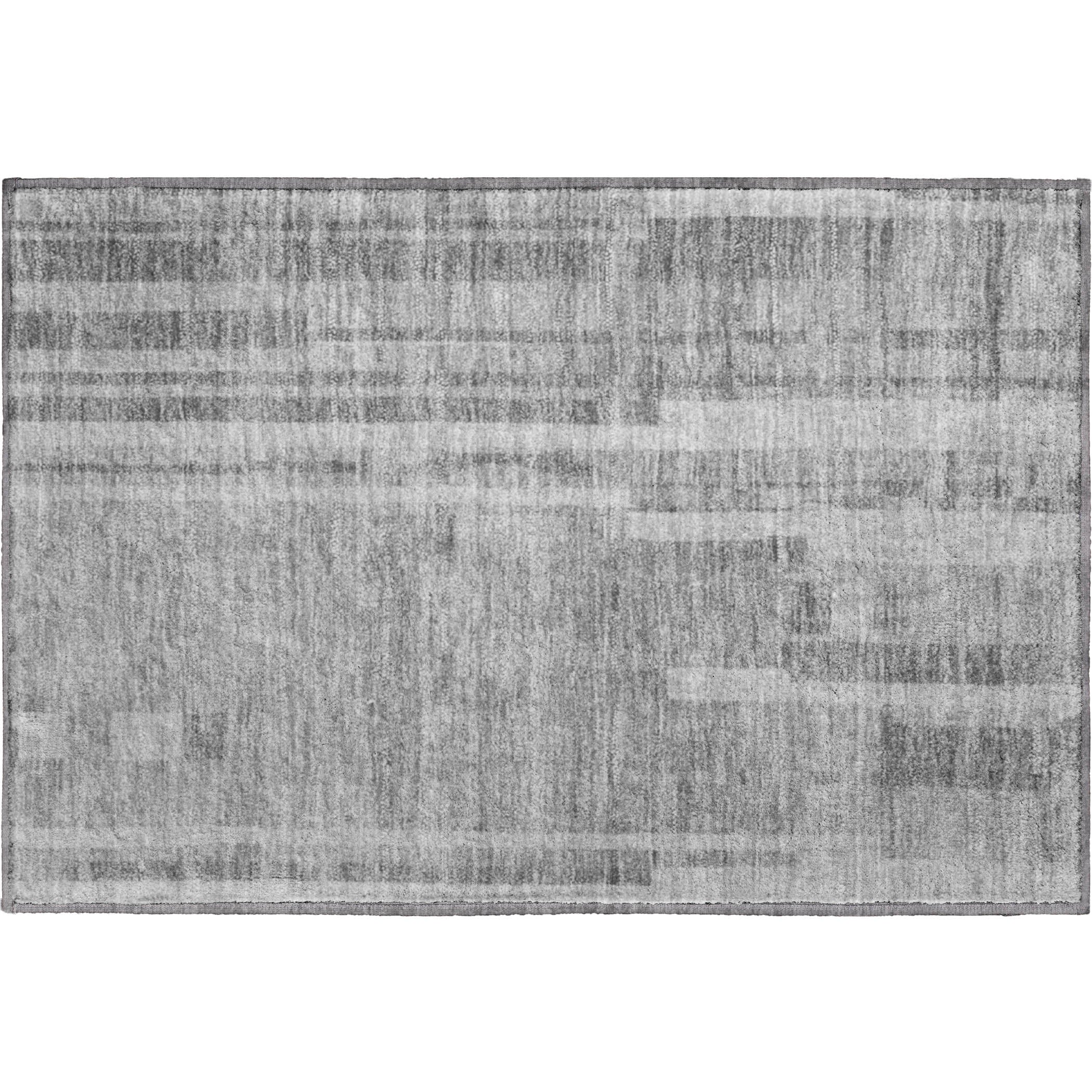 Santorini Machine Washable Transitional Gray Rug 1'8" x 2'6" #shape_Rectangle