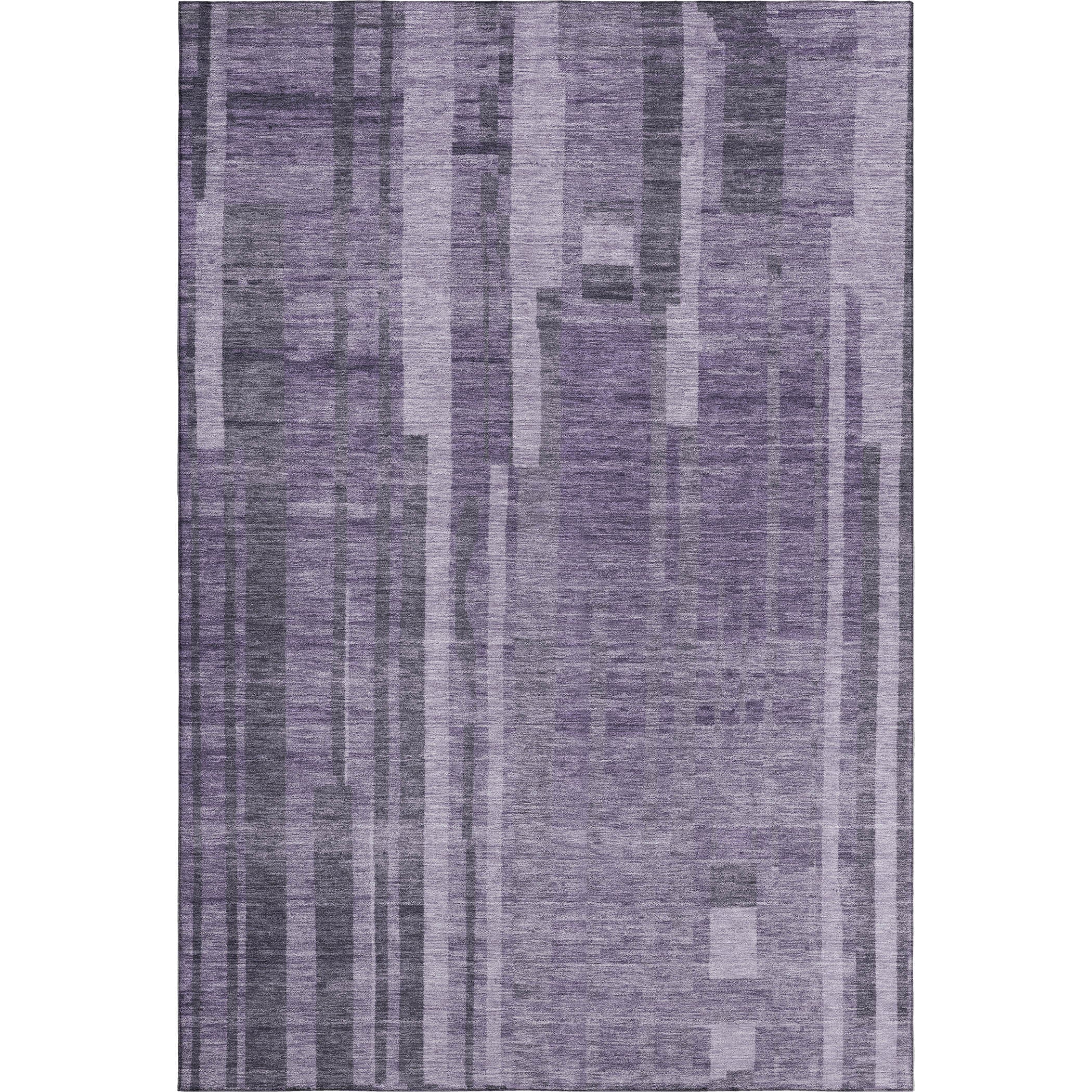 Santorini Machine Washable Transitional Purple Rug 2'6" x 3'10" #shape_Rectangle