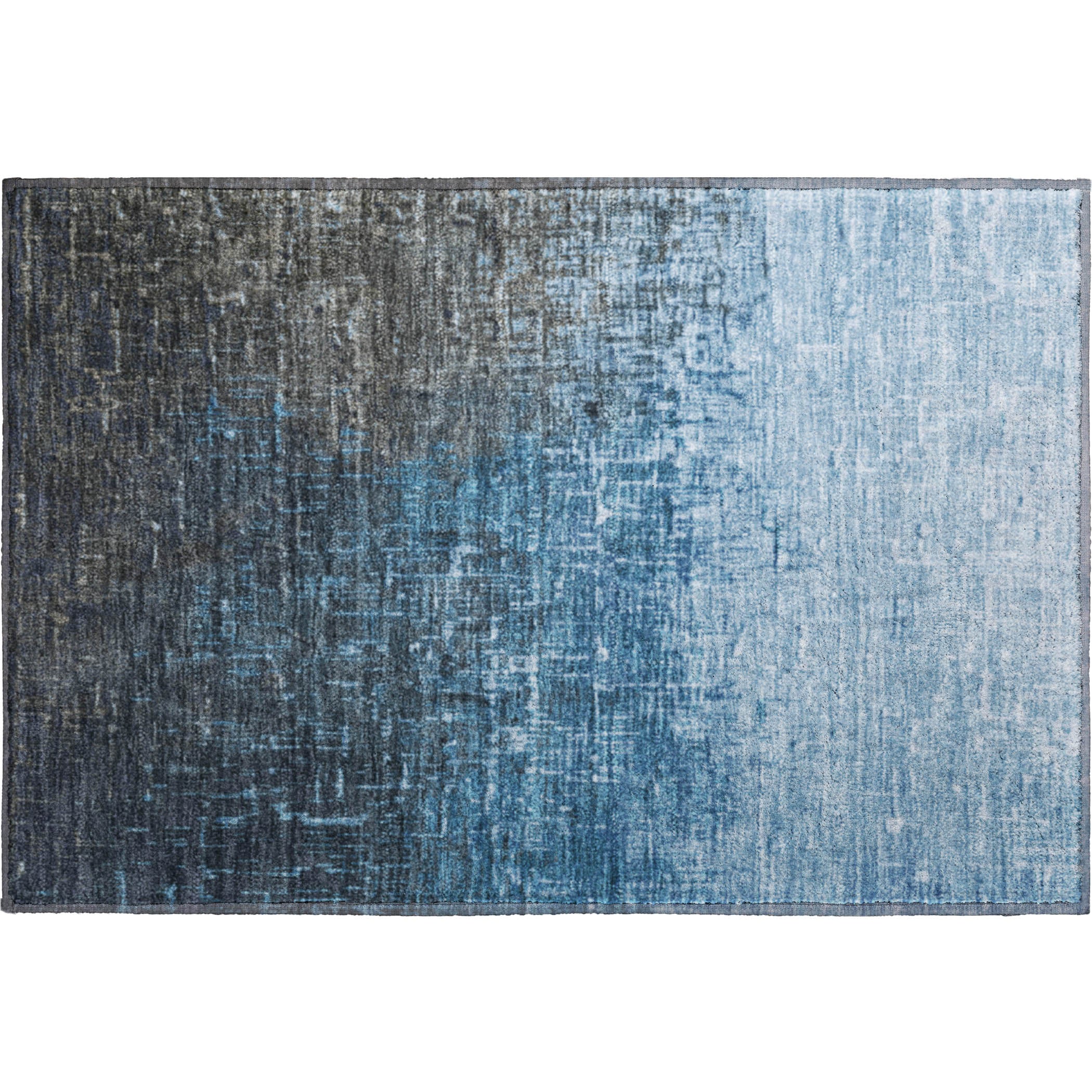 Marrakech Machine Washable Transitional Blue Rug 1'8" x 2'6" #shape_Rectangle