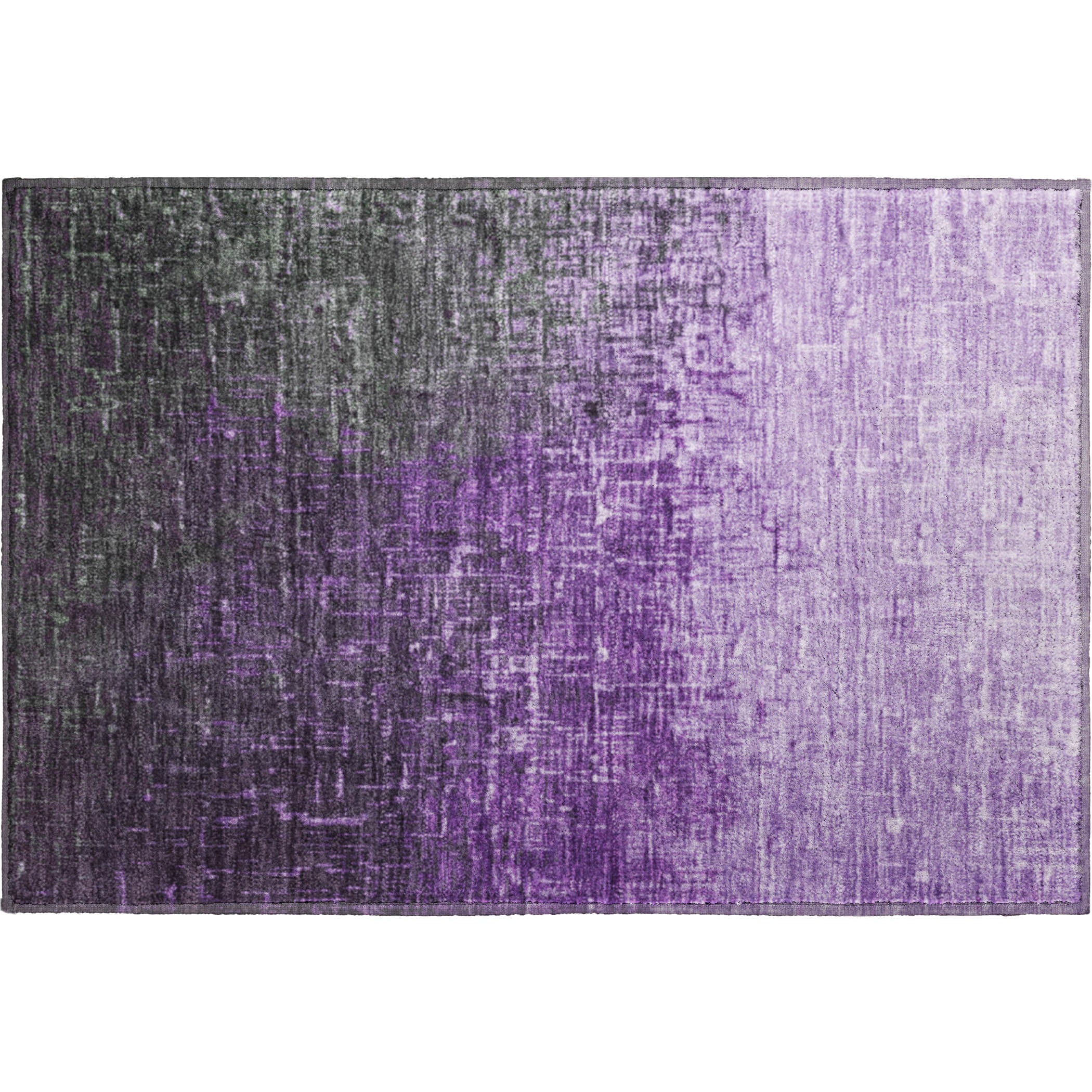 Marrakech Machine Washable Transitional Purple Rug 1'8" x 2'6" #shape_Rectangle