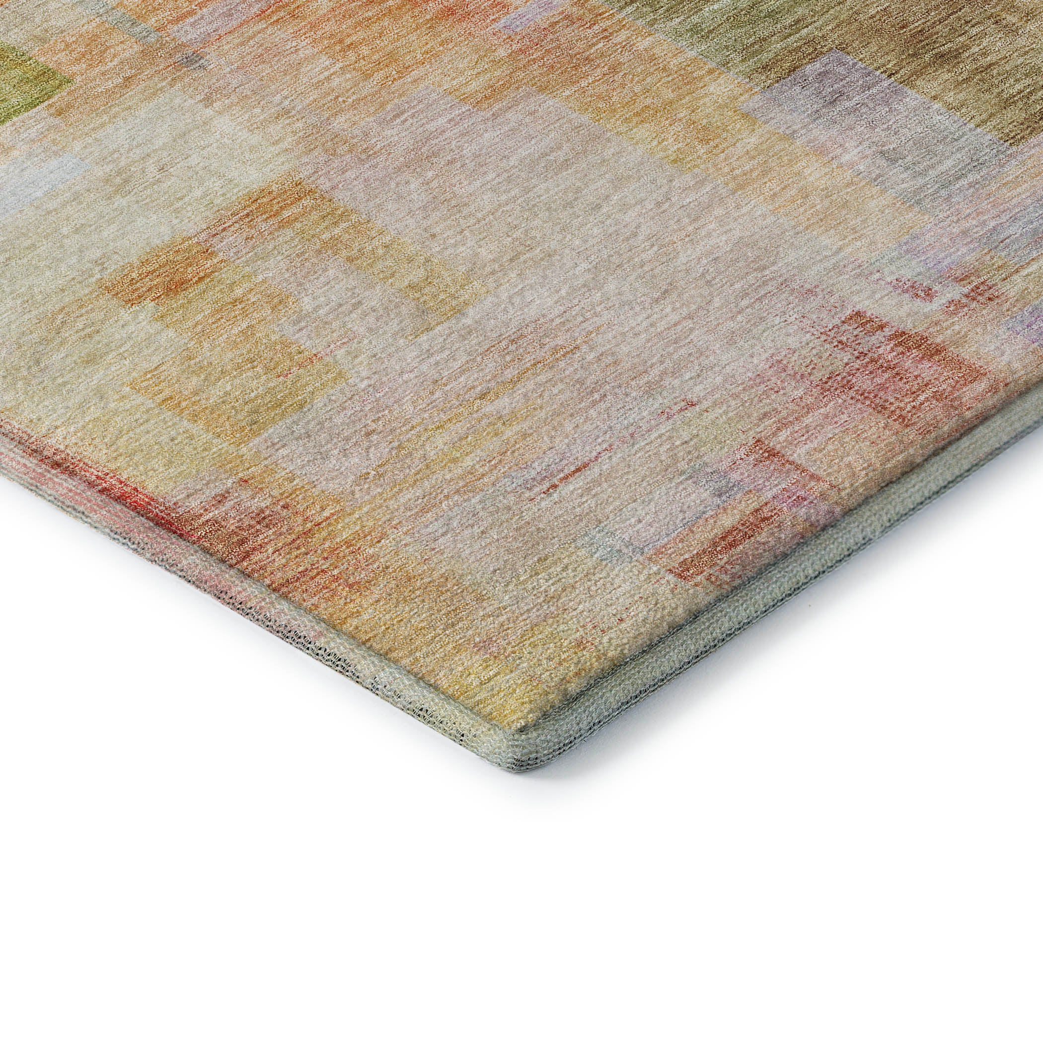 Havana Machine Washable Transitional Coral Orange Rug 1'8" x 2'6" #shape_Rectangle
