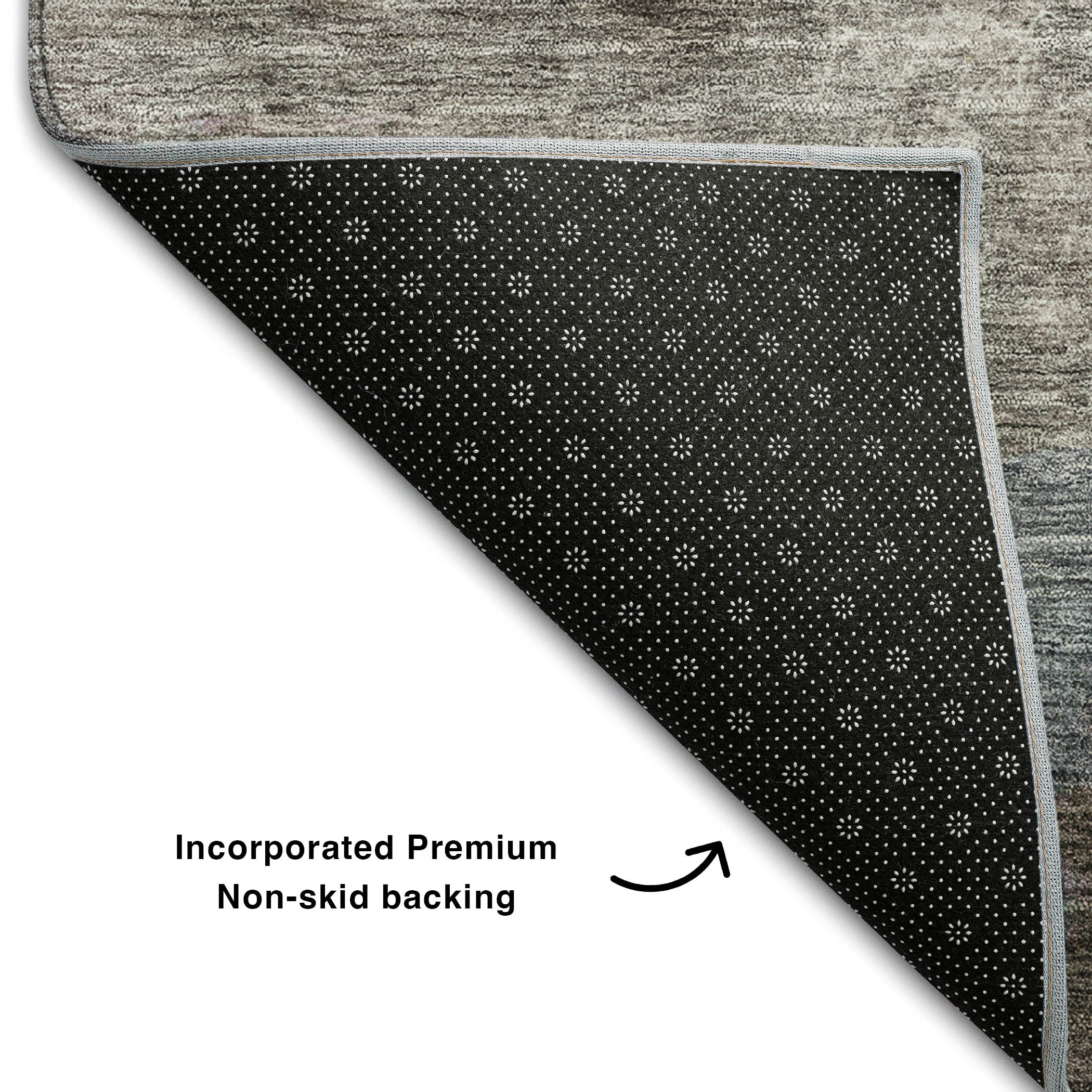 Tallinn Machine Washable Transitional Gray Rug 1'8" x 2'6" #shape_Rectangle