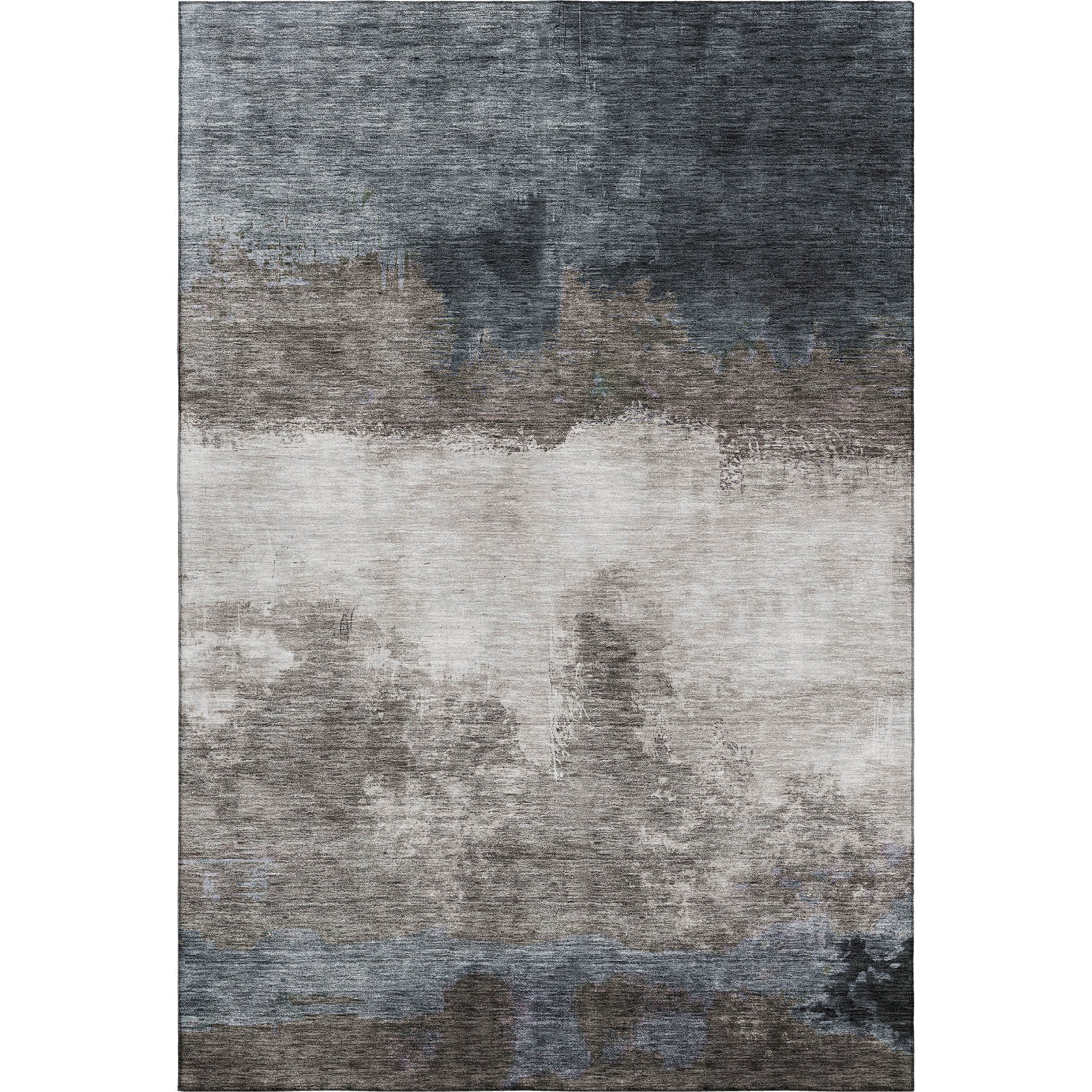 Tallinn Machine Washable Transitional Gray Rug 2'6" x 3'10" #shape_Rectangle