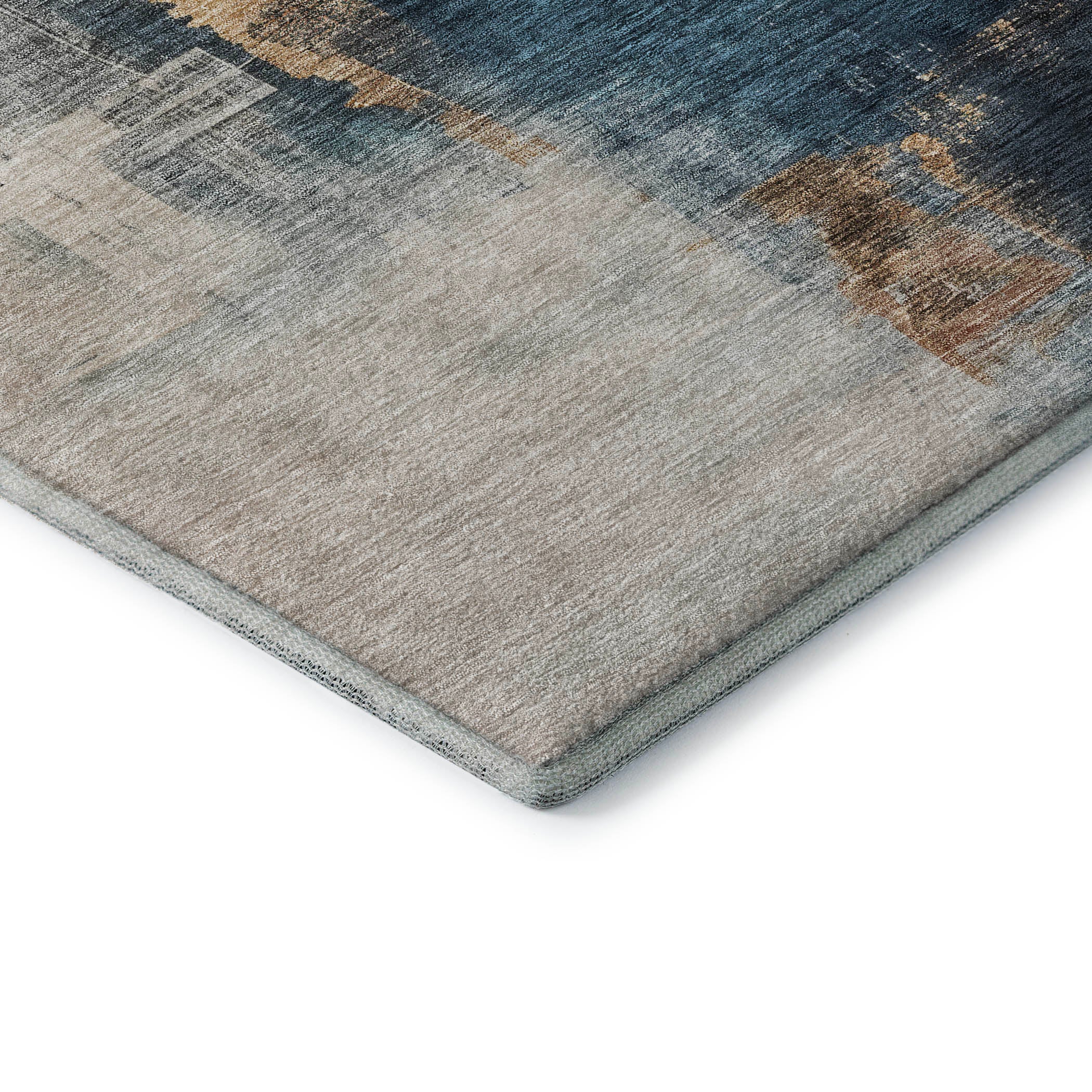 Florence Machine Washable Transitional Taupe Brown Rug 1'8" x 2'6" #shape_Rectangle