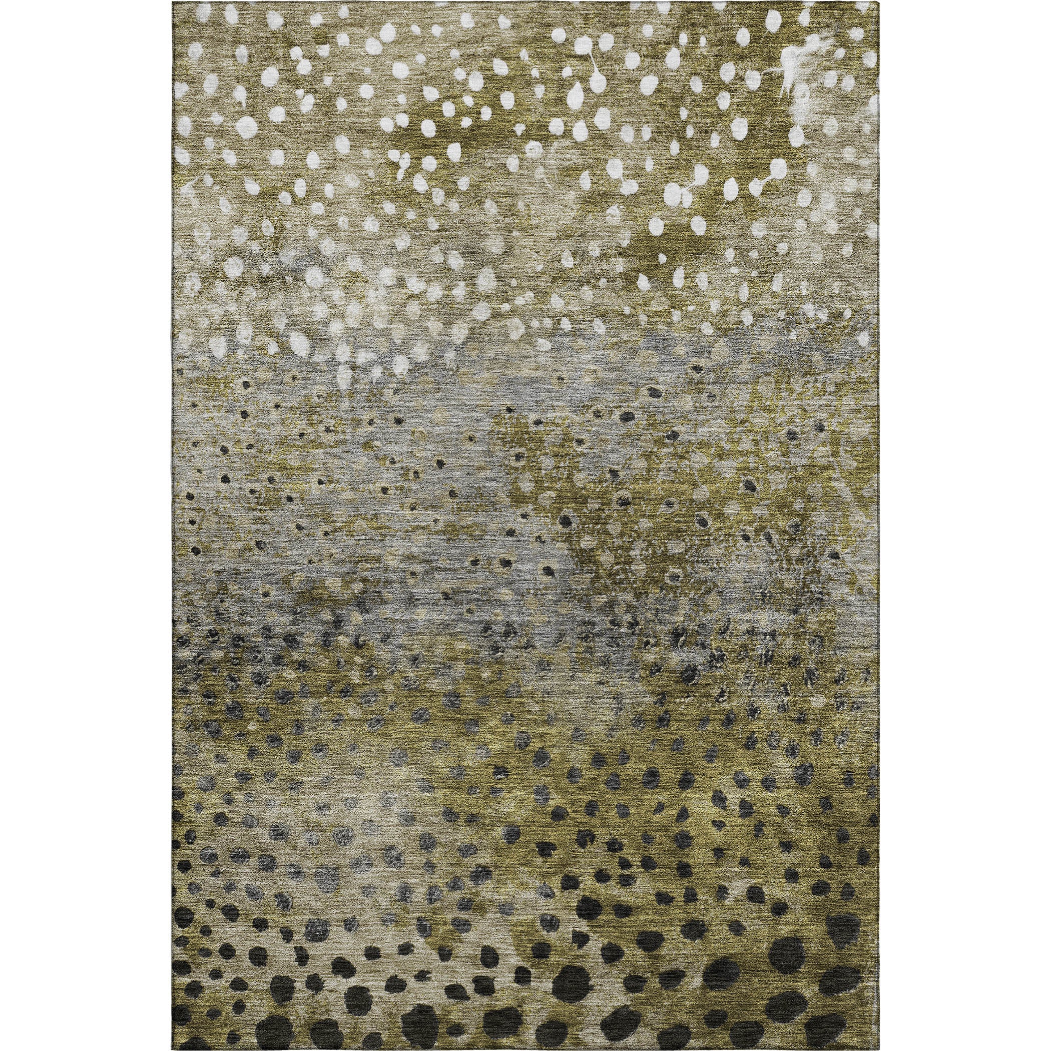 Bruges Machine Washable Transitional Brown Rug 2'6" x 3'10" #shape_Rectangle