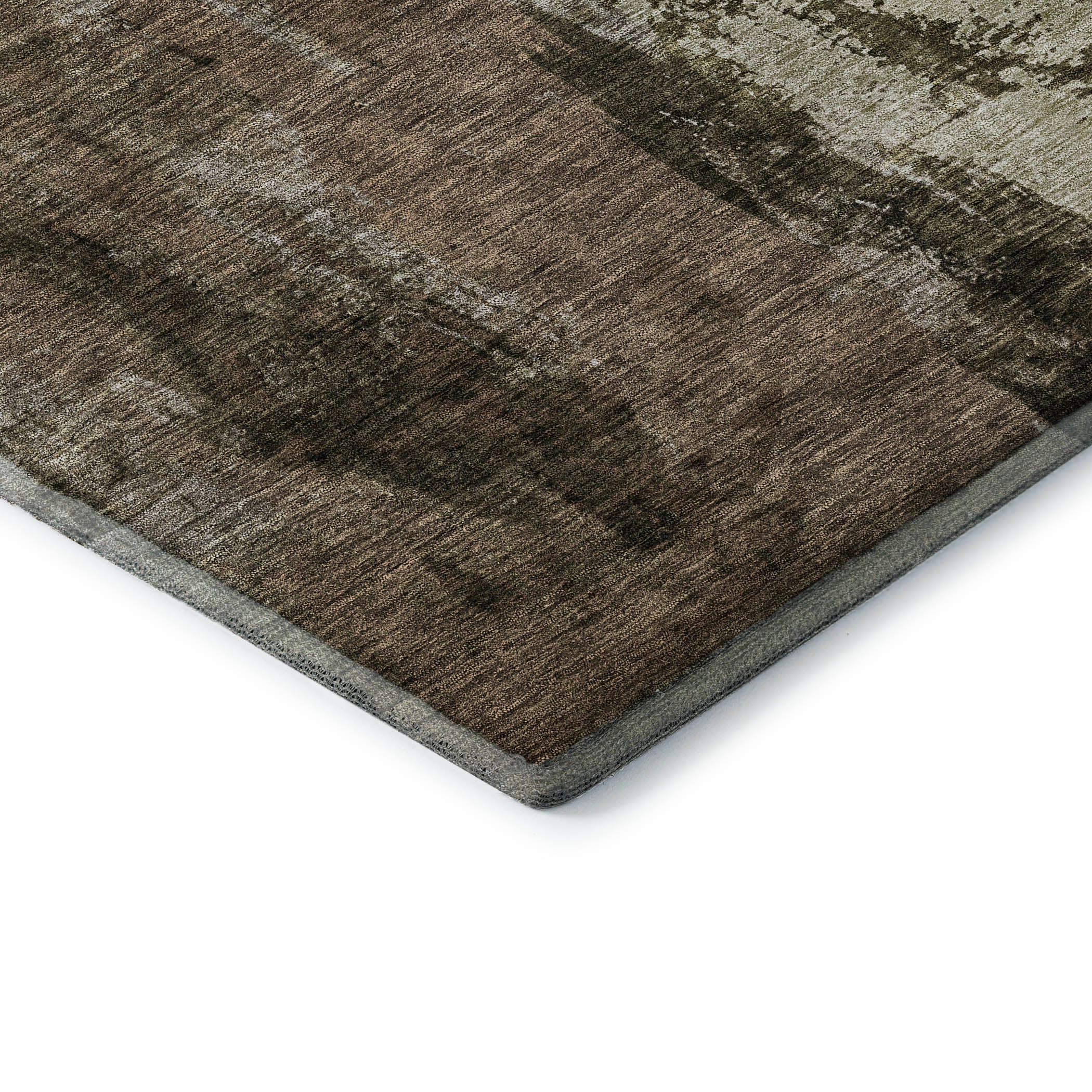 Dubrovnik Machine Washable Transitional Brown Rug 1'8" x 2'6" #shape_Rectangle