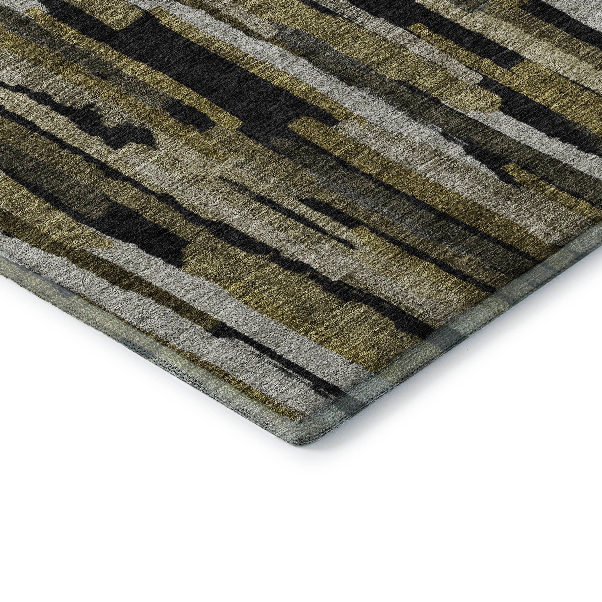 Siena Machine Washable Transitional Brown Rug 1'8" x 2'6" #shape_Rectangle