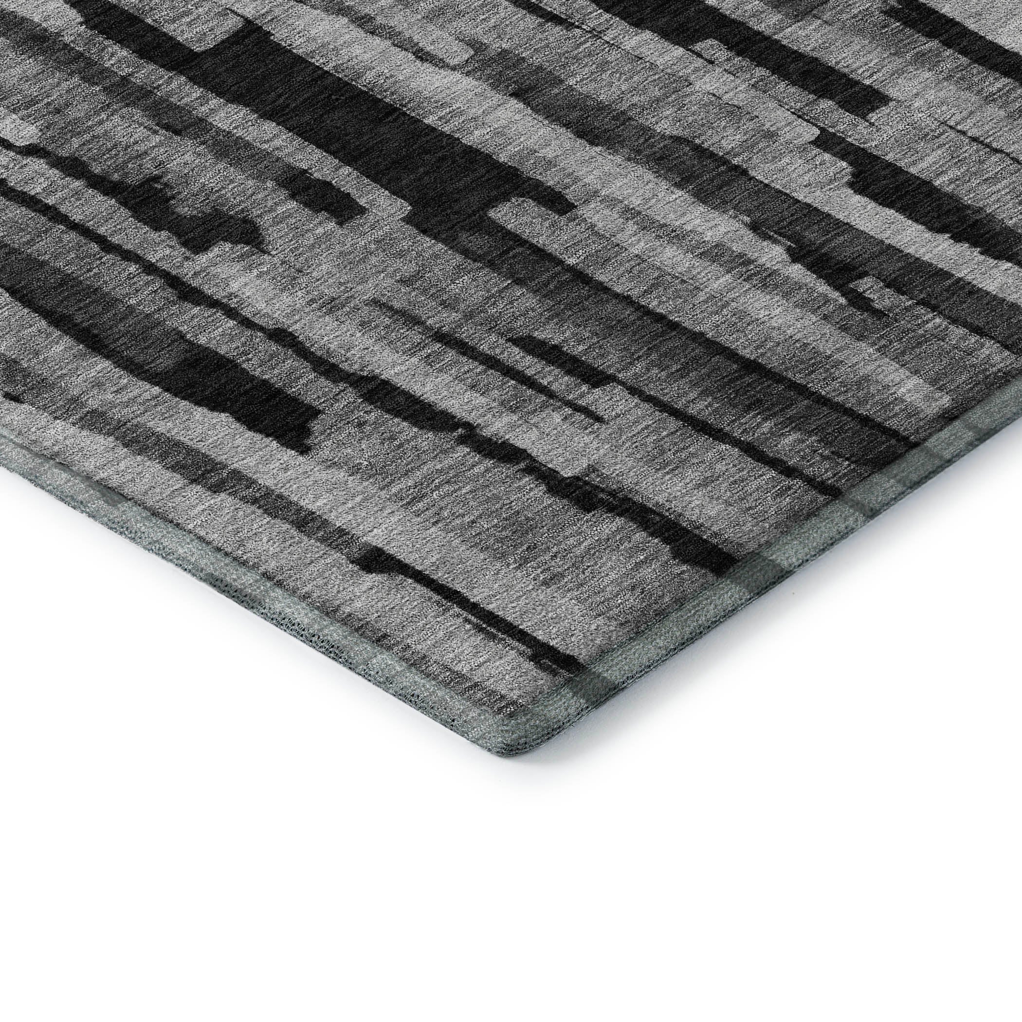 Siena Machine Washable Transitional Gray Rug 1'8" x 2'6" #shape_Rectangle