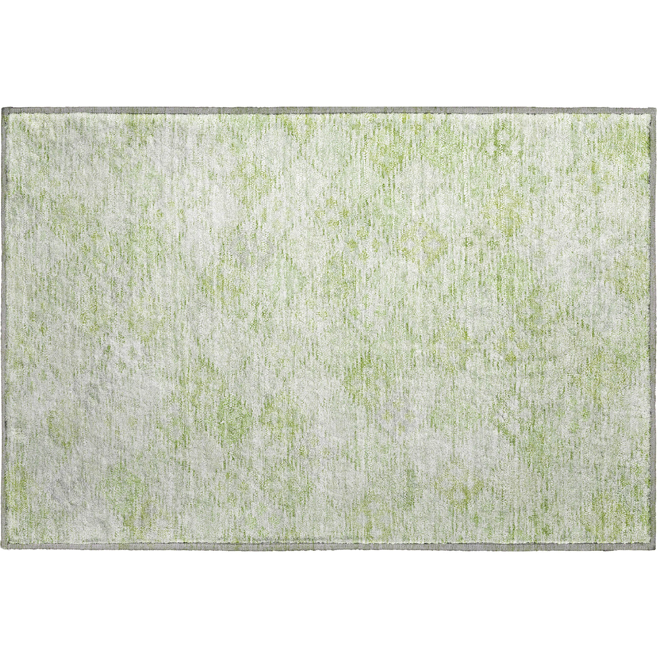 Antigua Machine Washable Transitional Sage Green Rug 1'8" x 2'6" #shape_Rectangle