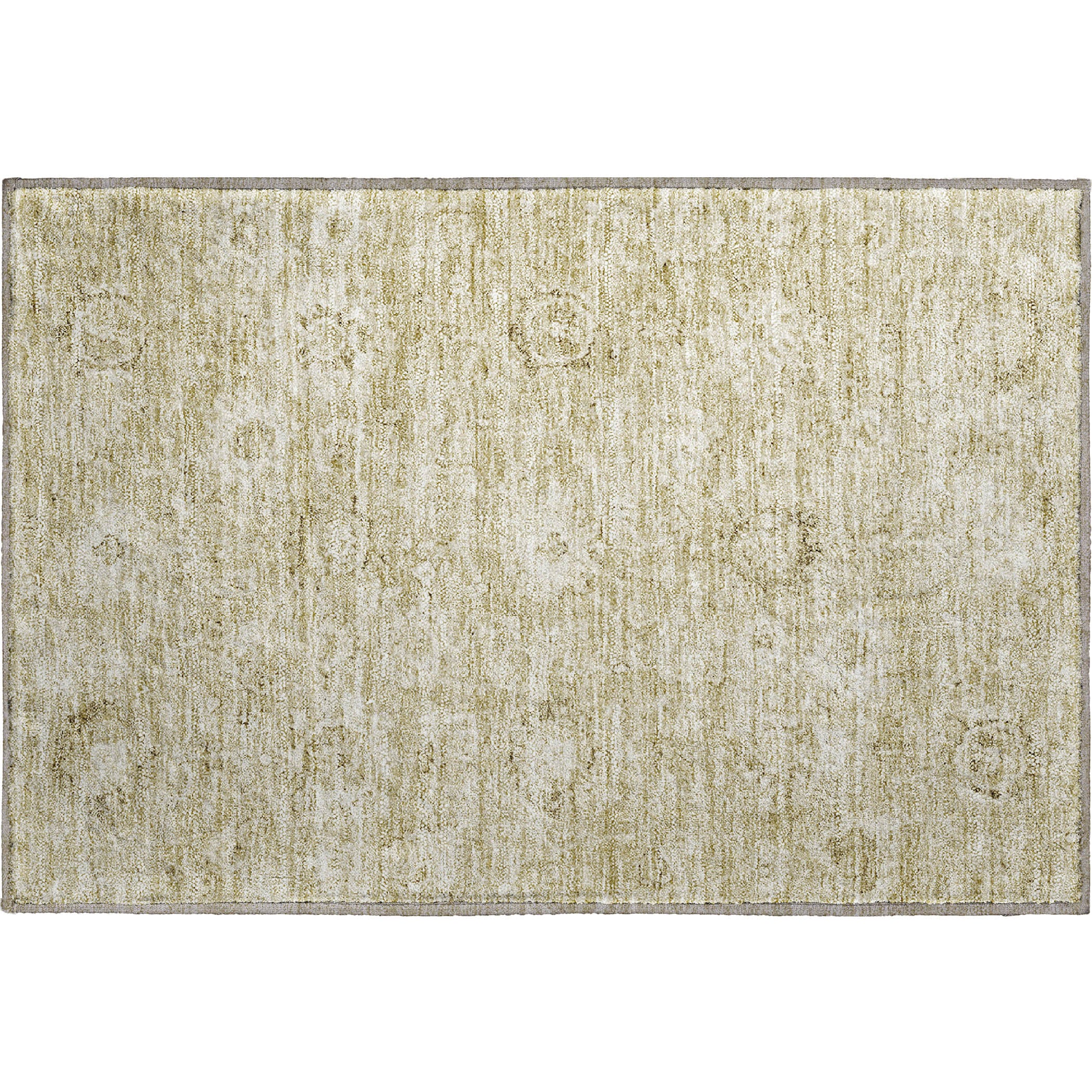Sarajevo Machine Washable Transitional Beige Brown Rug 1'8" x 2'6" #shape_Rectangle