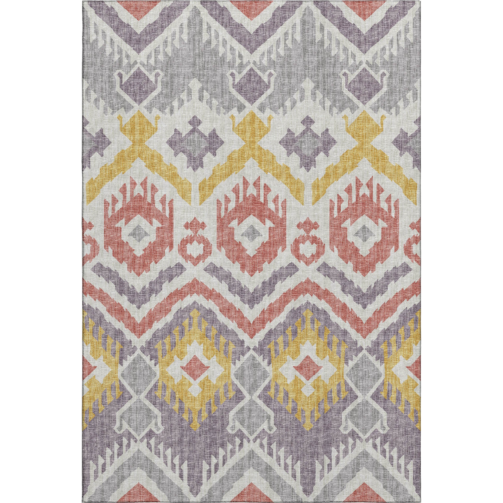 Sintra Machine Washable Transitional Purple Rug 2'6" x 3'10" #shape_Rectangle