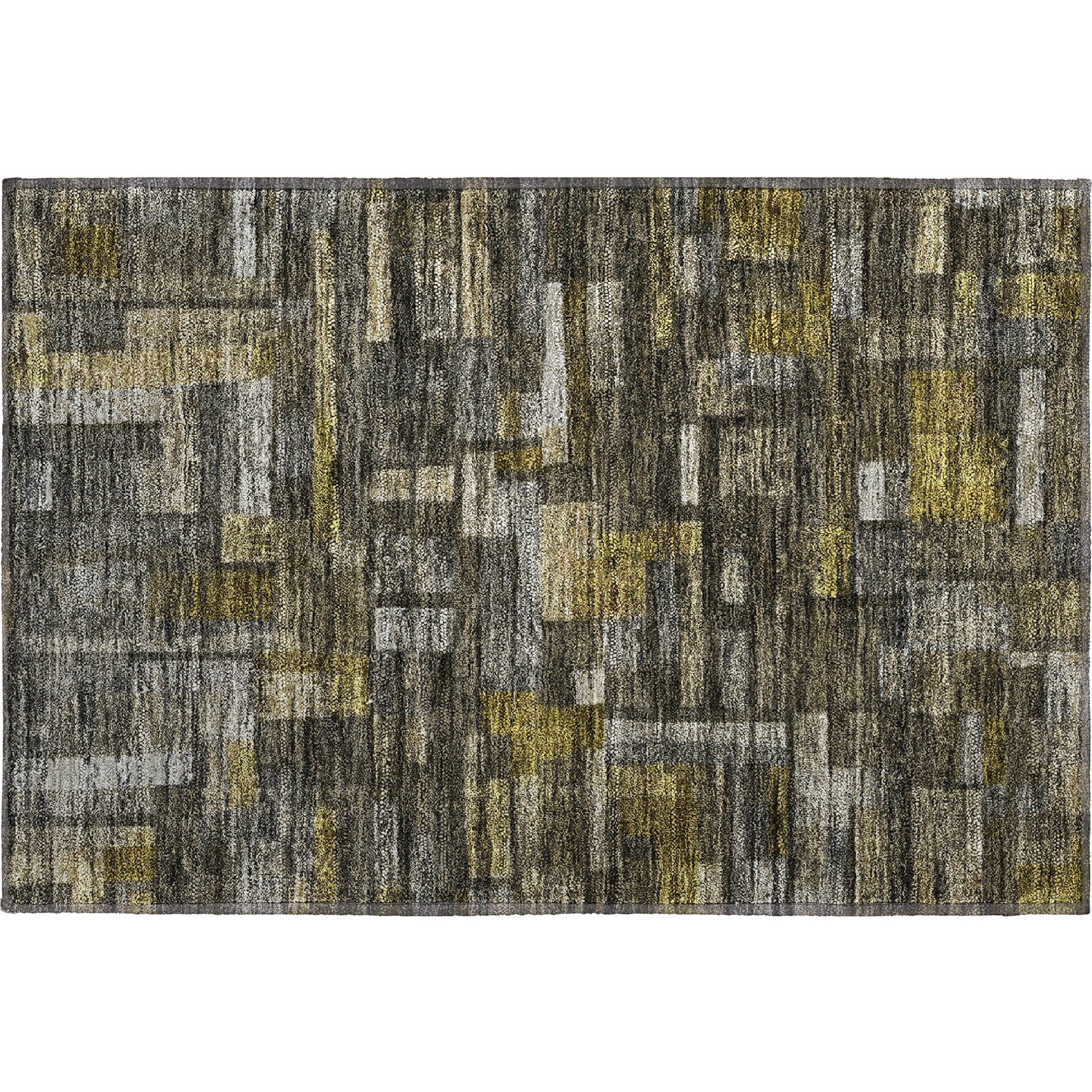 Sintra Machine Washable Transitional Charcoal Gray Rug 1'8" x 2'6" #shape_Rectangle