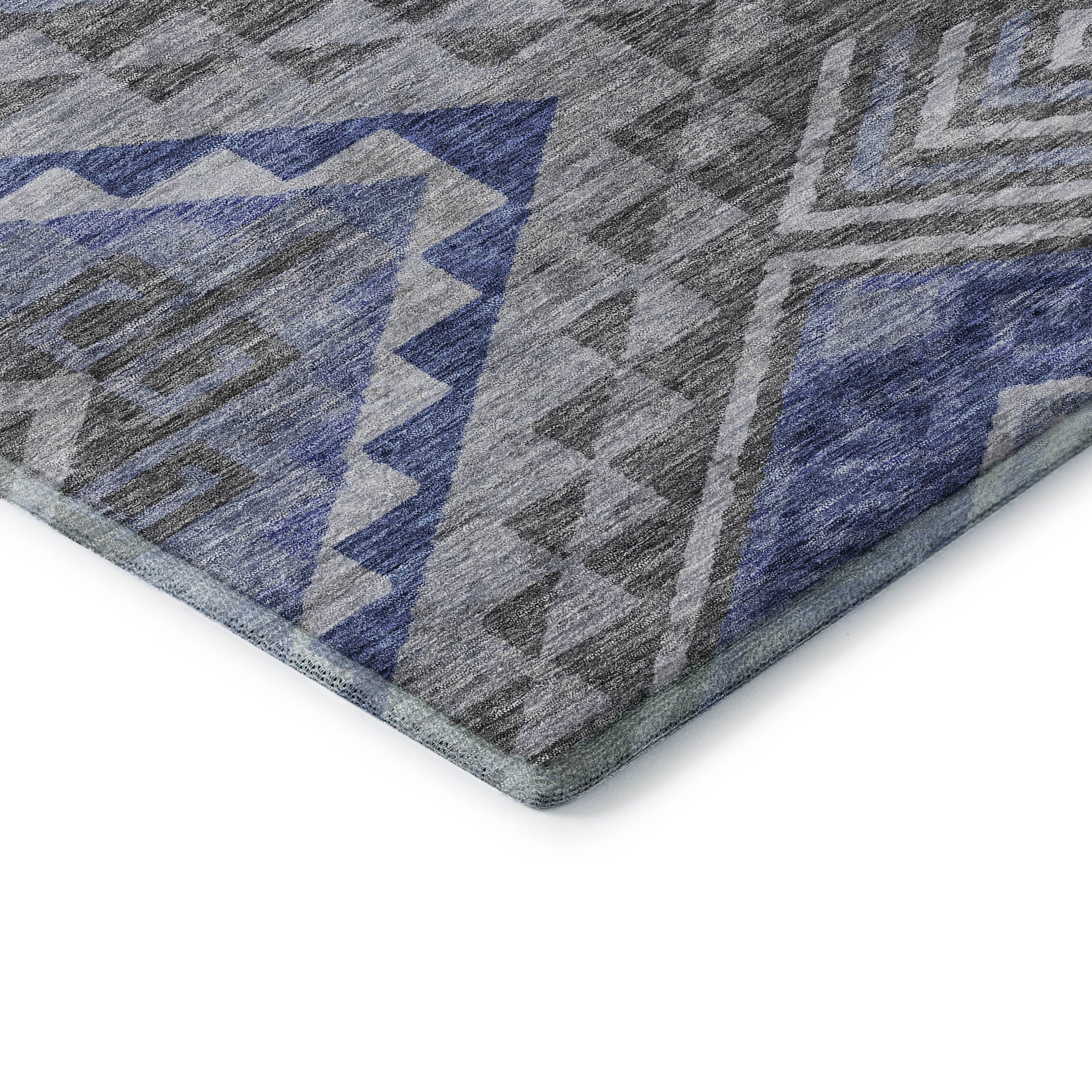 Sarajevo Machine Washable Transitional Pewter Gray Rug 1'8" x 2'6" #shape_Rectangle